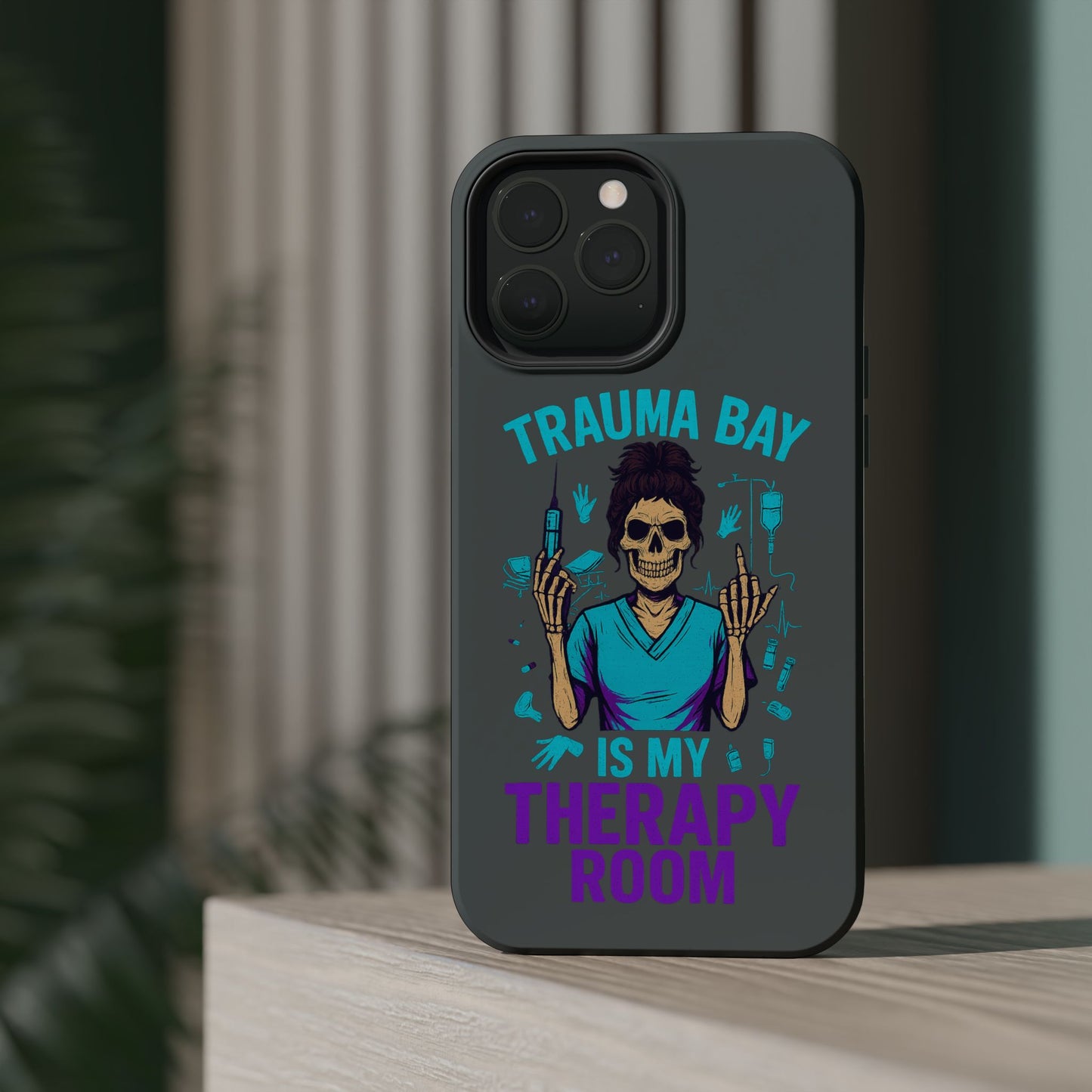 Magnetic Phone Case: Trauma Bay Is My Therapy Room - Perfect for Medical Professionals, Gifts for Nurses[...]