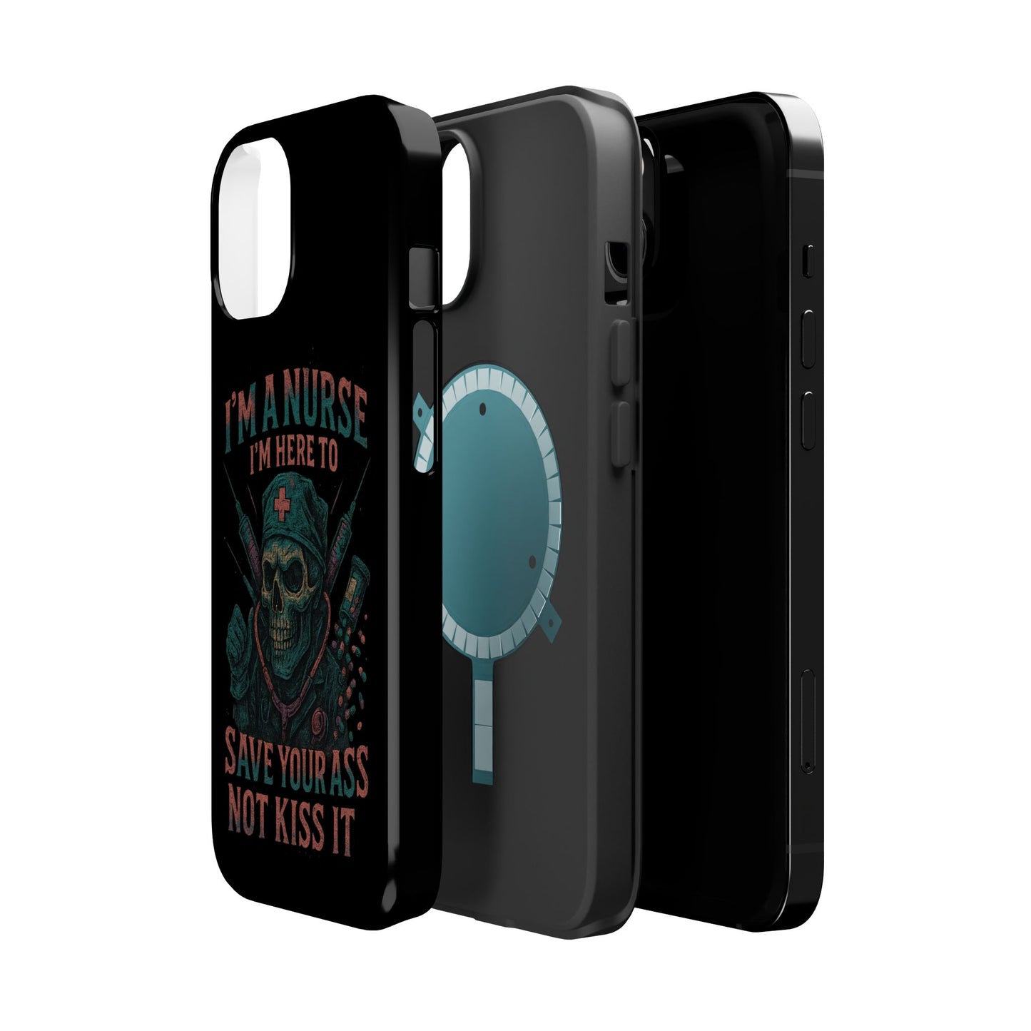Nurse Humor Phone Case - Magnetic Tough Cases for Healthcare Professionals, Funny Nurse Gifts, Medical Gear, Supportive Nurse Accessories