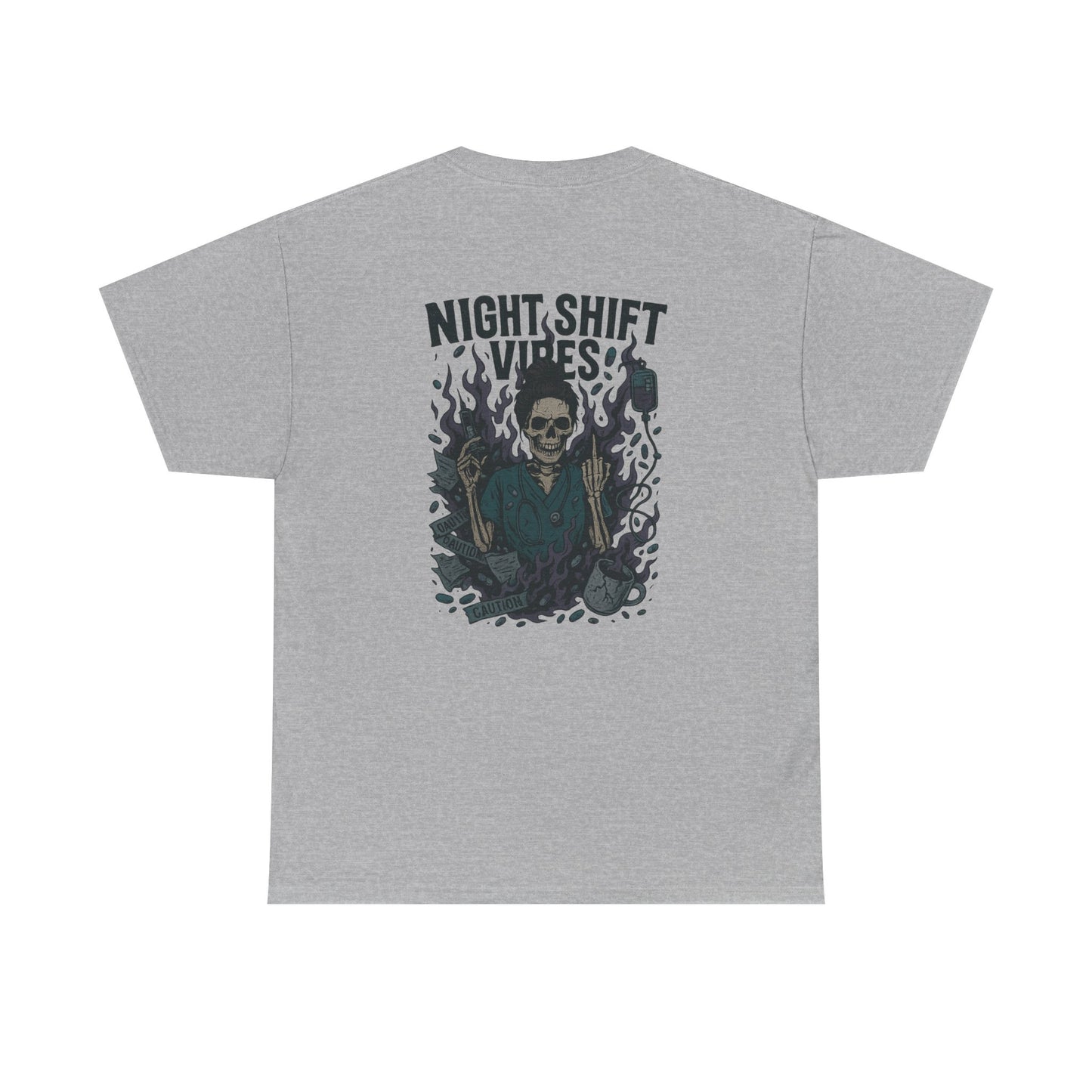 “Night Shift Vibes” – Funny Nurse T-Shirt