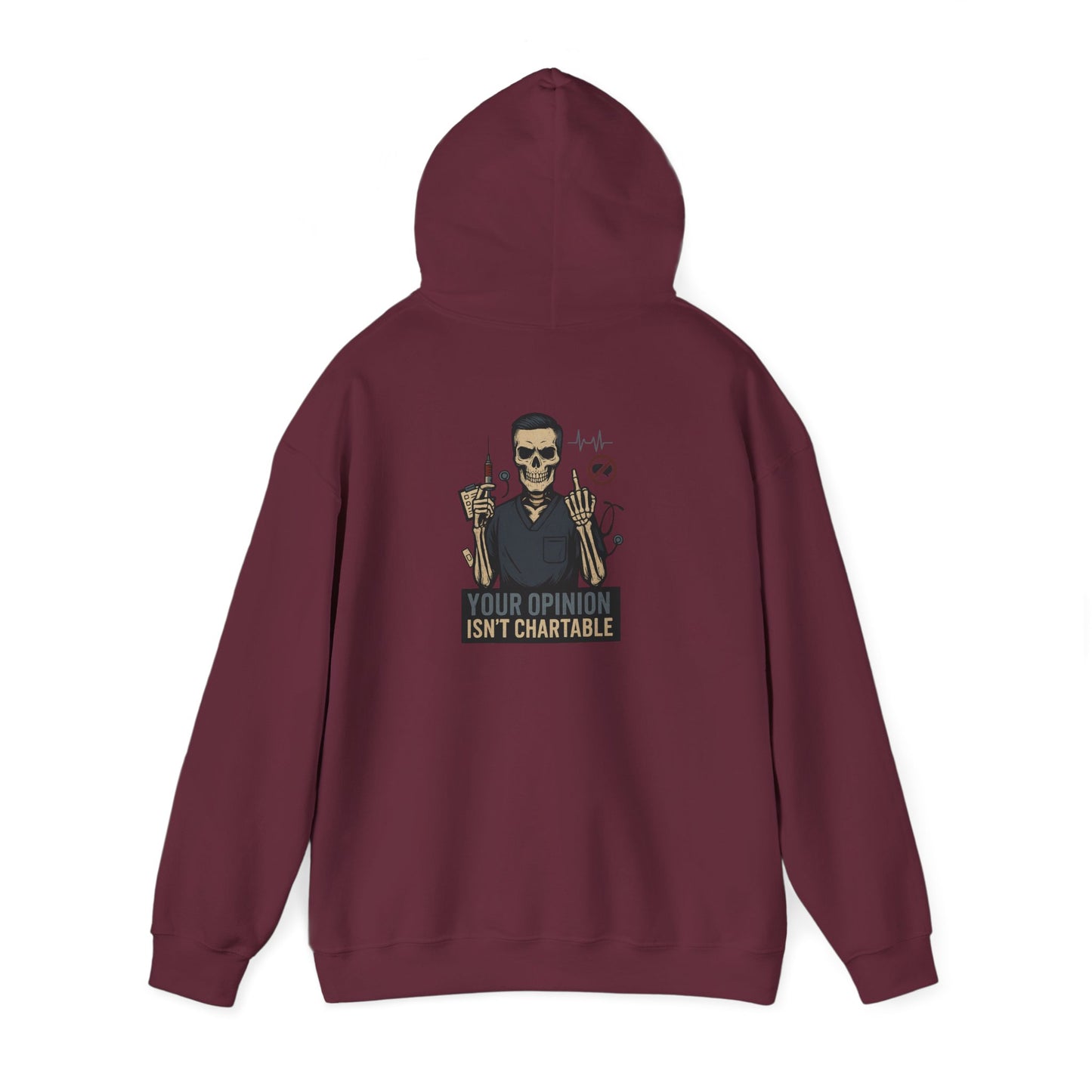 “Your Opinion Isn’t Chartable” – Men’s Chaos Hoodie