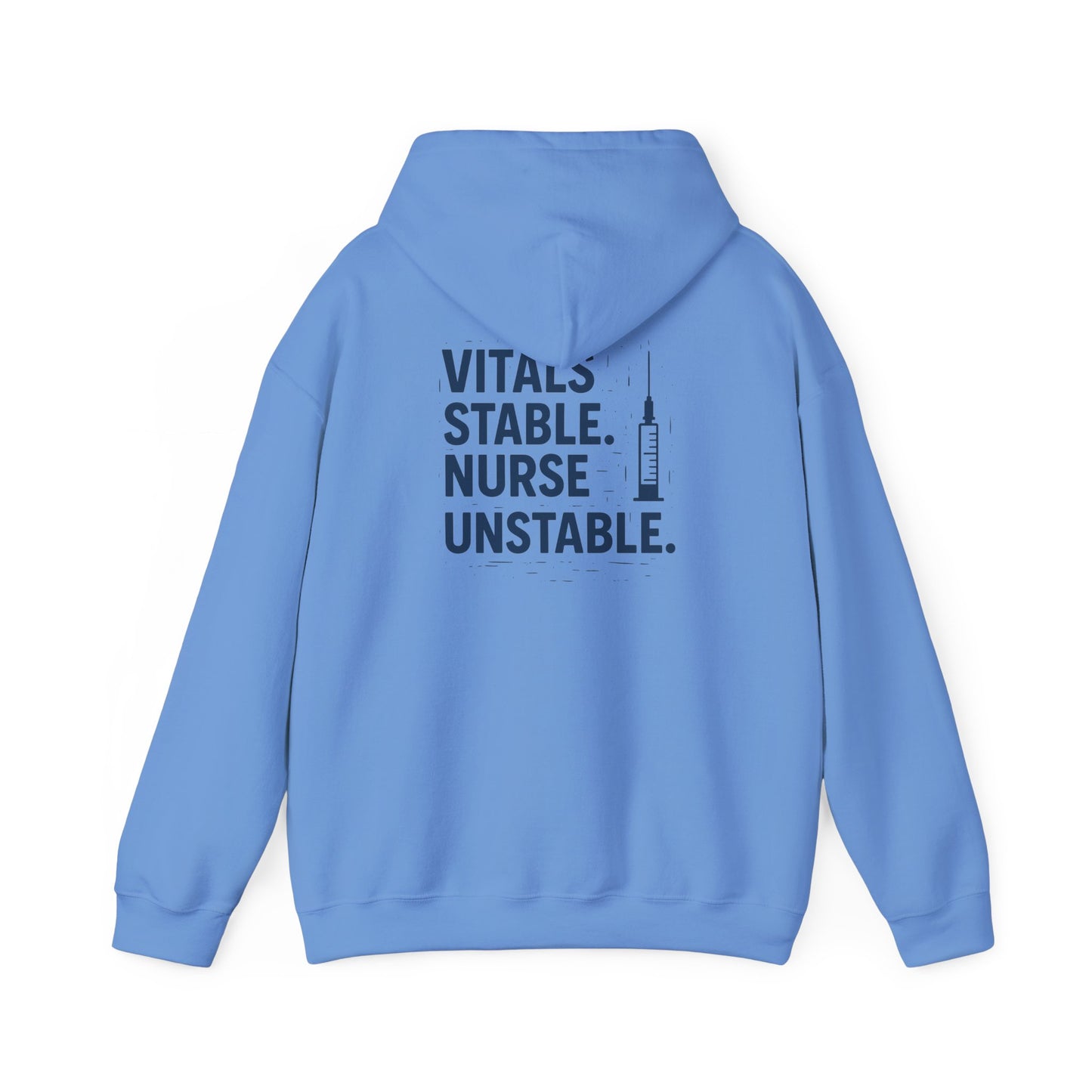 “Vitals Stable. Nurse Unstable.” – Chaotic Nurse Hoodie