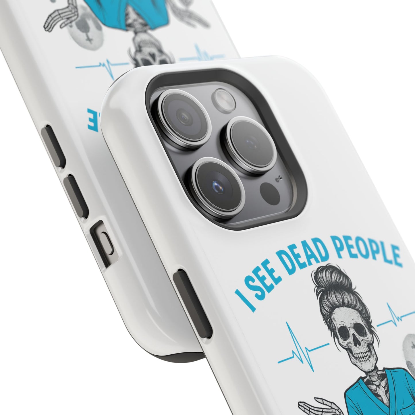 Magnetic Phone Case - I See Dead People, Fun Gift for Nurses, Quirky Healthcare Accessory, Medical Humor, Halloween Novelty, Phone [...]
