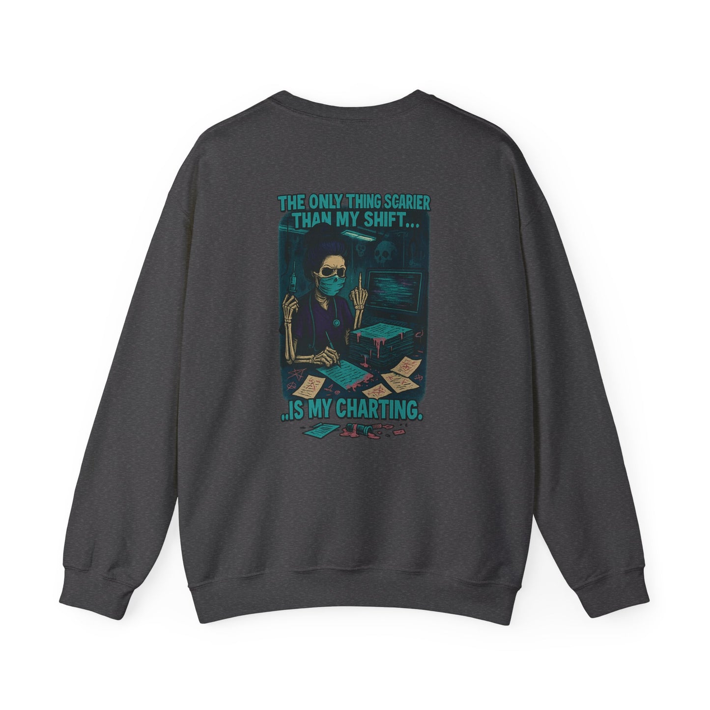 Funny Medical Crewneck Sweatshirt, Unisex Sweatshirt for Nurses, Medical Humor Apparel, Healthcare Gift, Comfortable Pullover