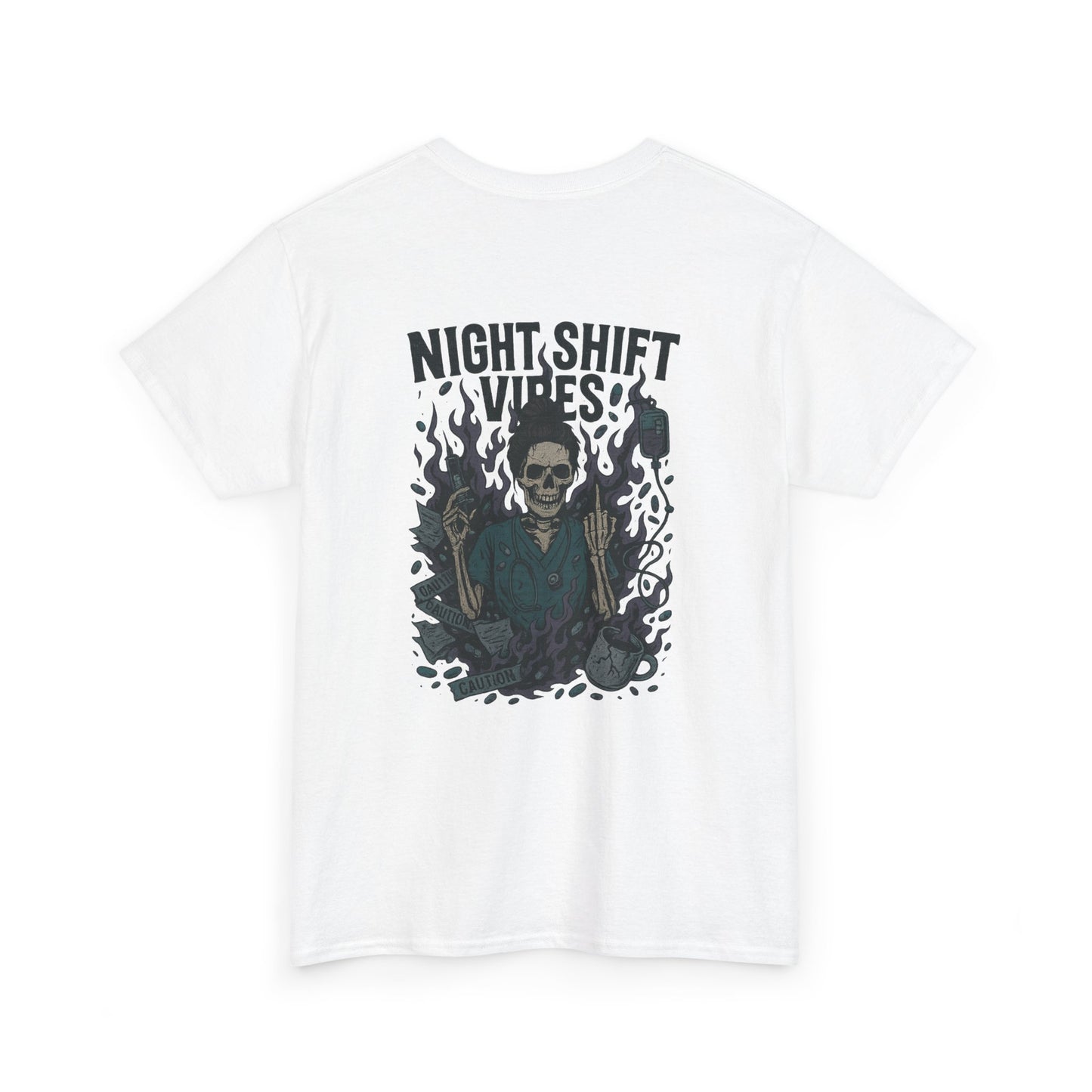 “Night Shift Vibes” – Funny Nurse T-Shirt