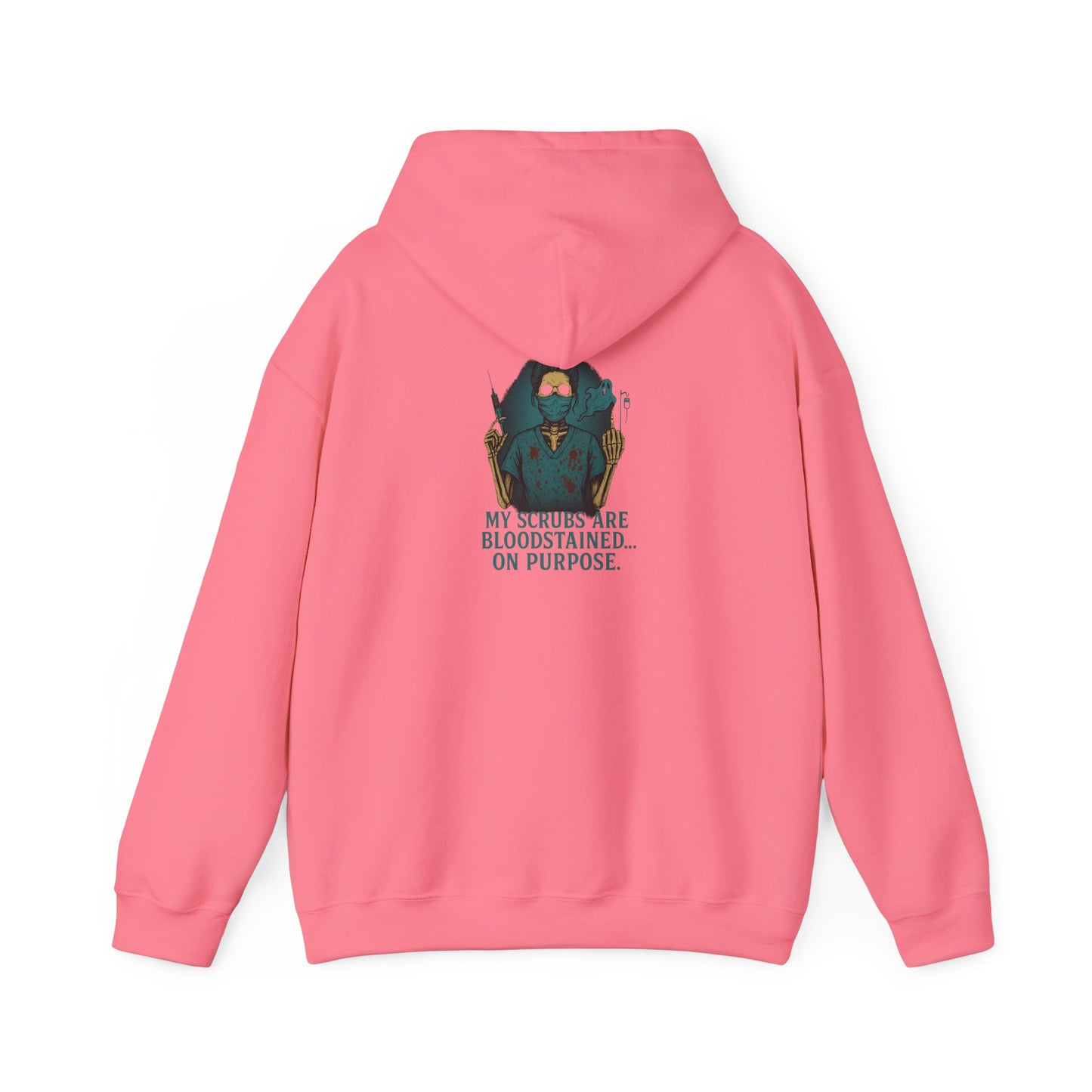 Bloodstained Purpose Hoodie - Unisex Heavy Blend Sweatshirt, Casual Wear, Gift for Him/Her, Halloween Apparel, Cozy Style