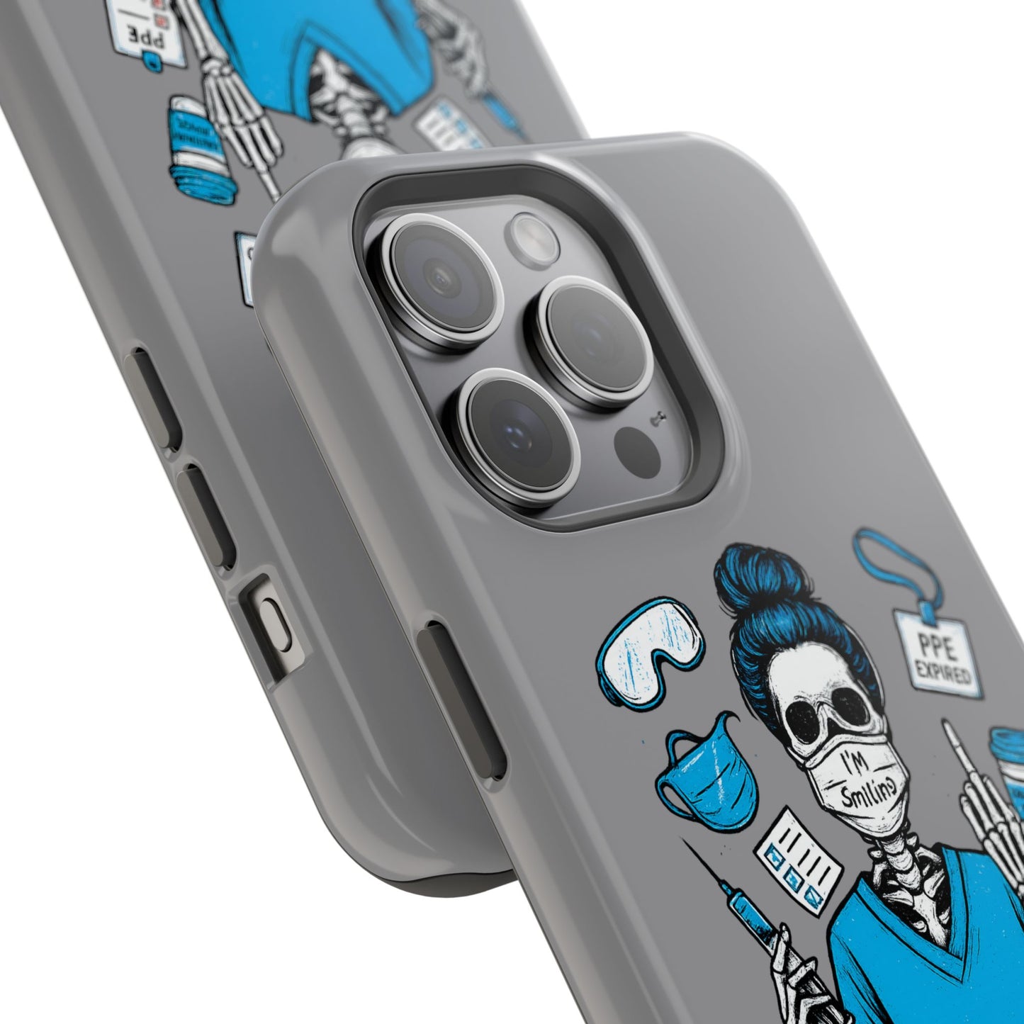 “This Face? It’s 100% PPE and 0% Patience.” – Chaos Nurse Phone Case