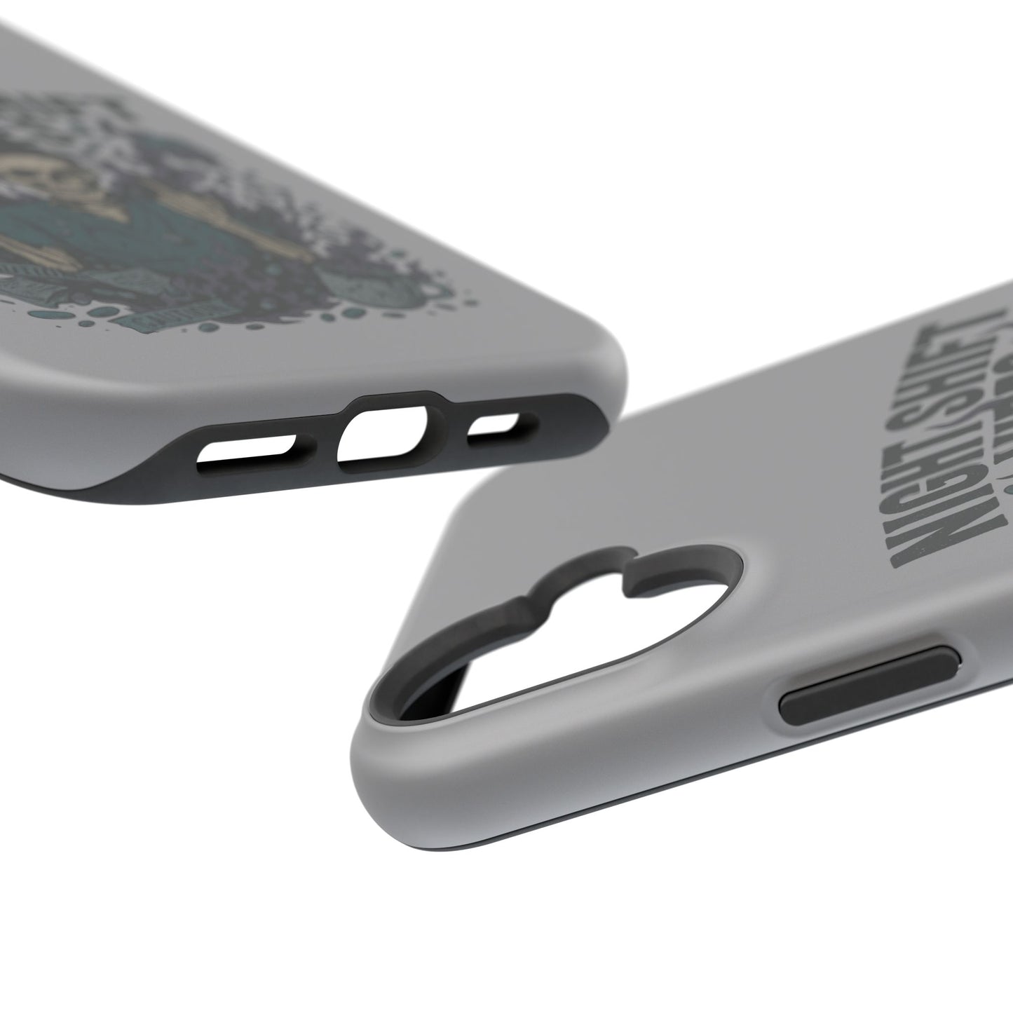 “Night Shift Vibes” – Bright & Chaotic Nurse Phone Case
