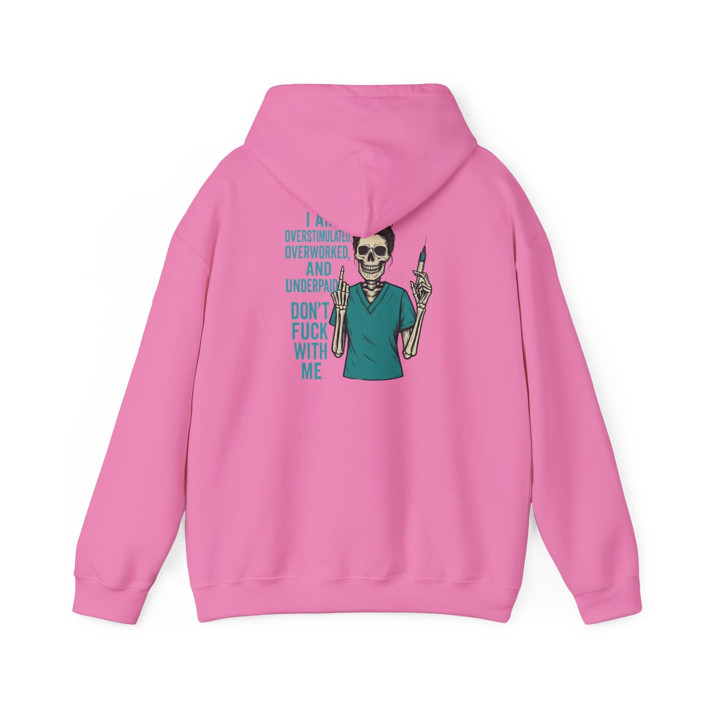 Skeleton Vibe Hoodie | Unisex Heavy Blend Sweatshirt | Funny Gift for Stress Relief | Humor for Overwhelmed Souls | Comfortable Casual [...]
