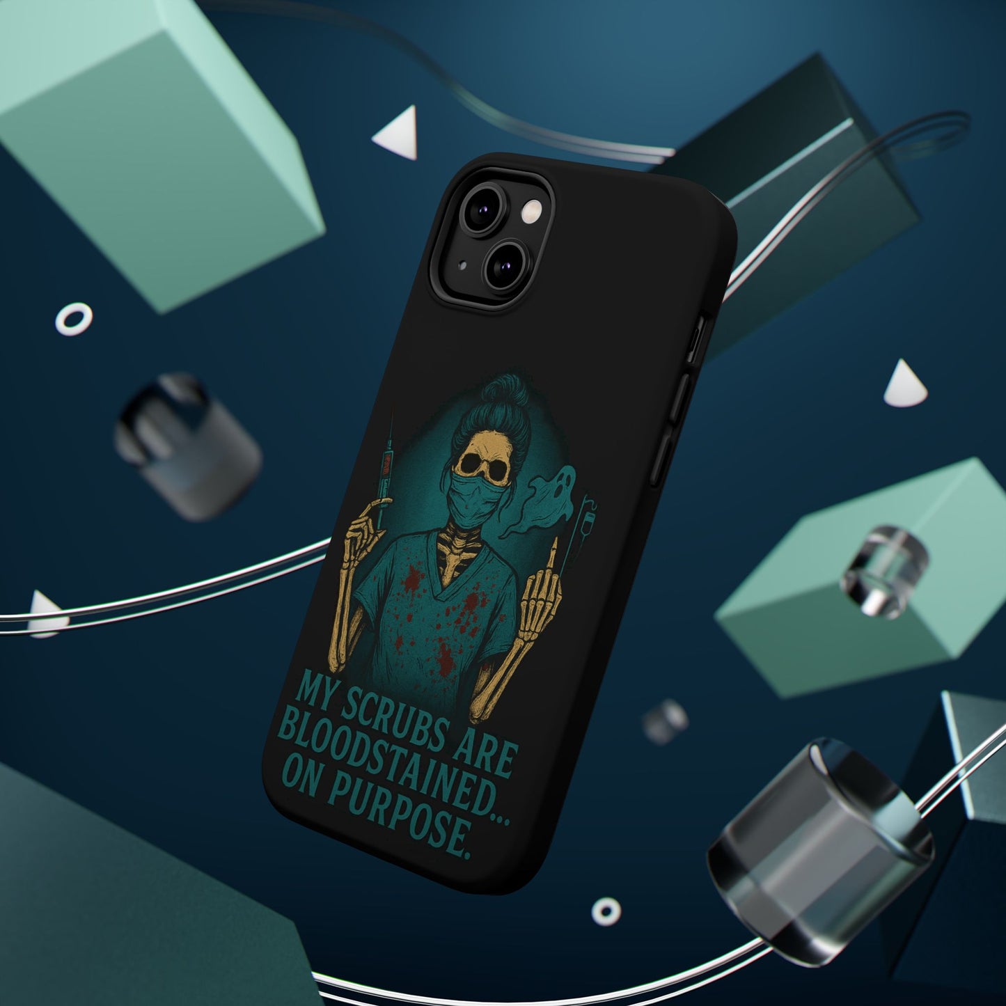 Gothic Nurse Phone Case – My Scrubs Are Bloodstained, Halloween Gift, Medical Humor, Nurse Appreciation, Skull Design, Stylish Tech [...]