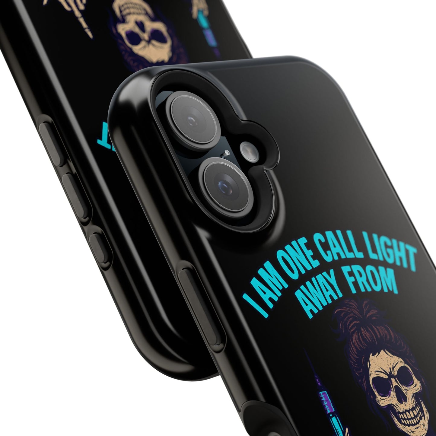 Mobile Phone Case, Funny Phone Cover, Gift for Nurses, Halloween Accessory, Skull Design