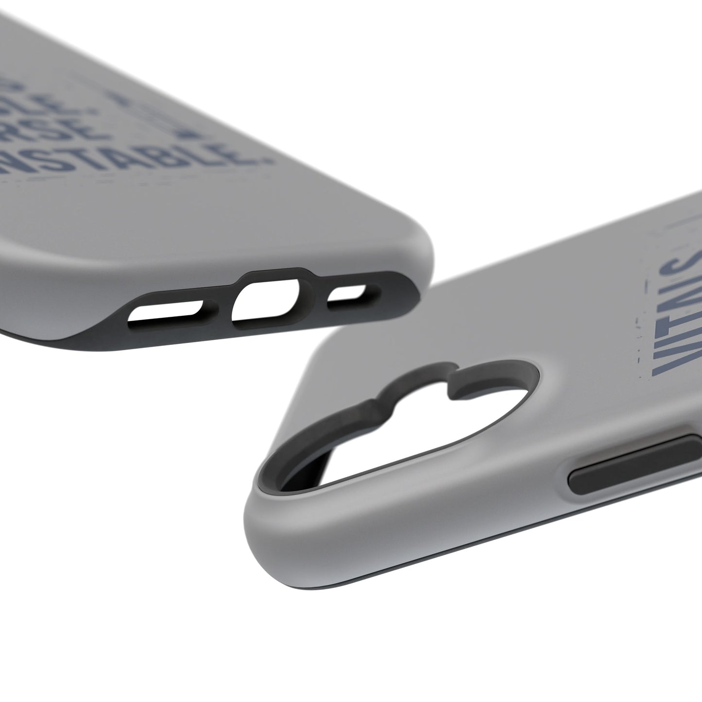 “Vitals Stable. Nurse Unstable.” – Sarcastic Nurse Phone Case