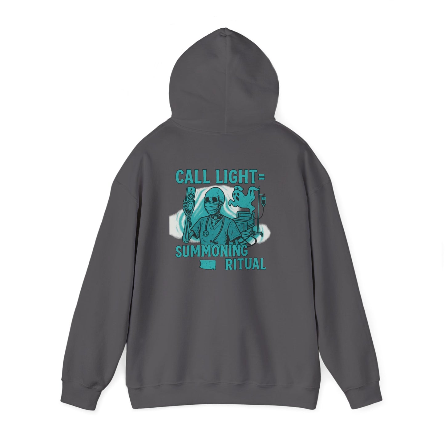 Cozy Unisex Sweatshirt with Summoning Ritual Design for Casual Wear, Gifts, Home, and Halloween