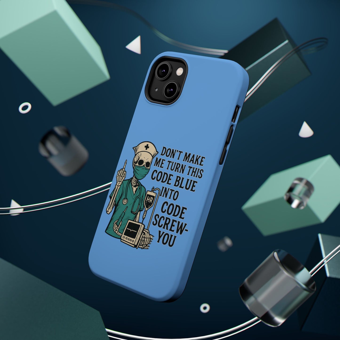 Magnetic Phone Cases with Medical Humor - Unique Gift for Nurses, Medical Professionals, Halloween, Birthday, Nursing School