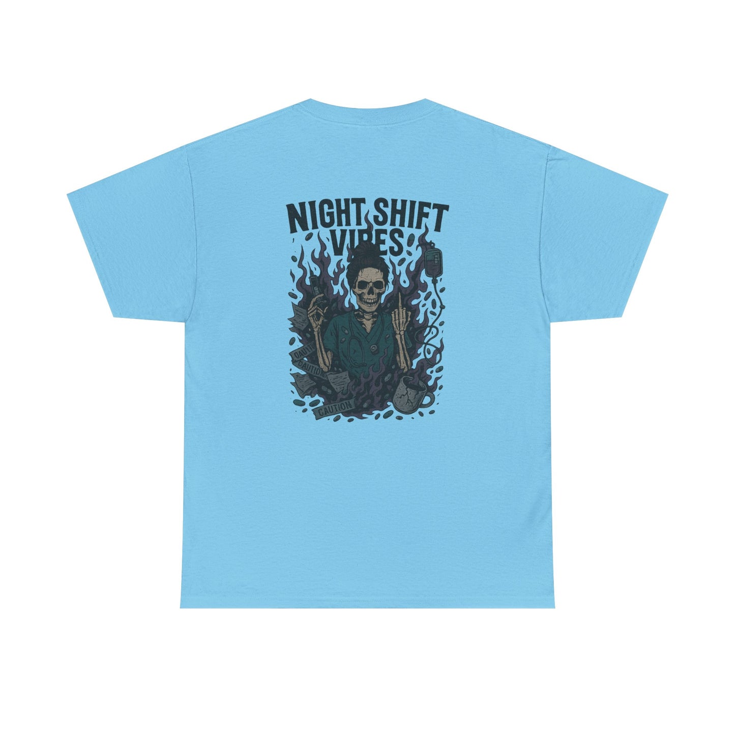 “Night Shift Vibes” – Funny Nurse T-Shirt