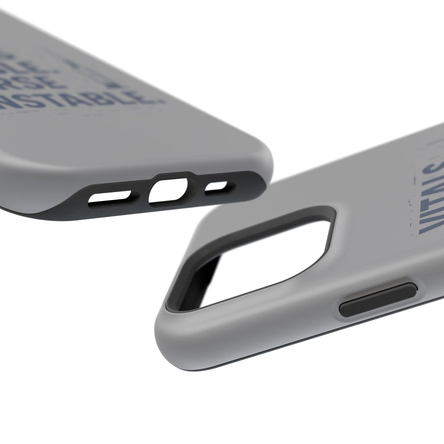 “Vitals Stable. Nurse Unstable.” – Sarcastic Nurse Phone Case