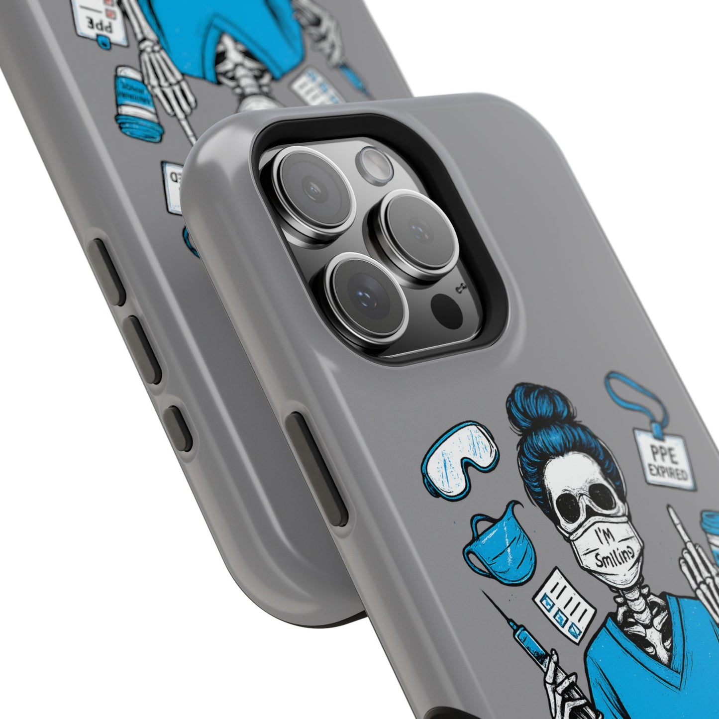 “This Face? It’s 100% PPE and 0% Patience.” – Chaos Nurse Phone Case