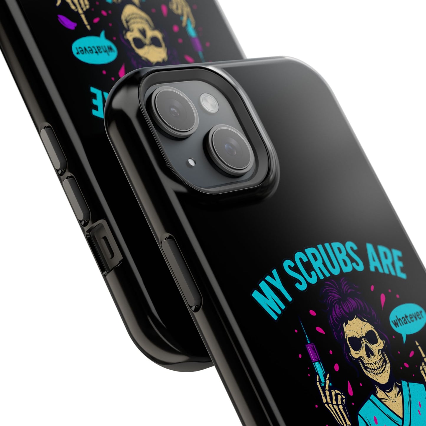 Sassy Nurse Phone Case, 30% Blood 70% Sarcasm Design, Healthcare Gift, Funny Medical Accessory, Tough Magnetic Cover