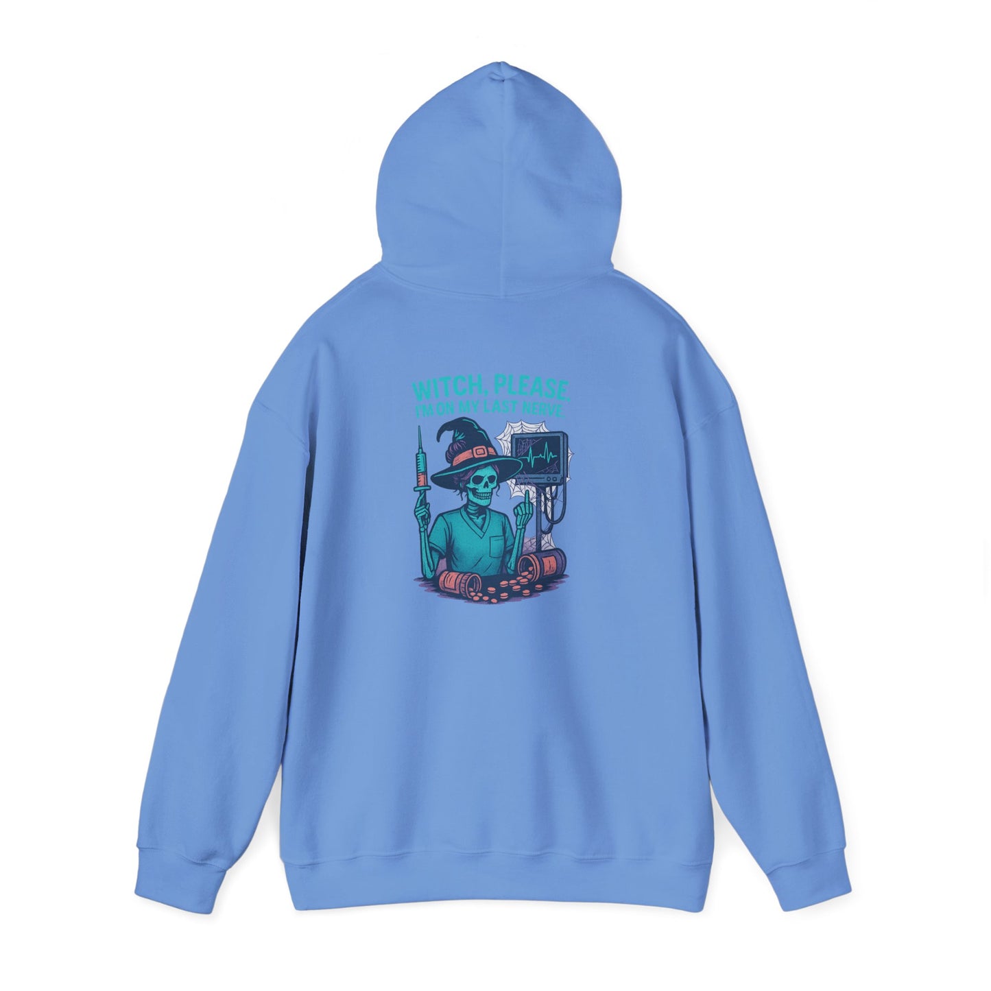 Charming Witchy Sweatshirt, Cozy Autumn Apparel, Halloween Gift for Her, Unisex Fall Hoodie, Casual Witch Theme Sweatshirt