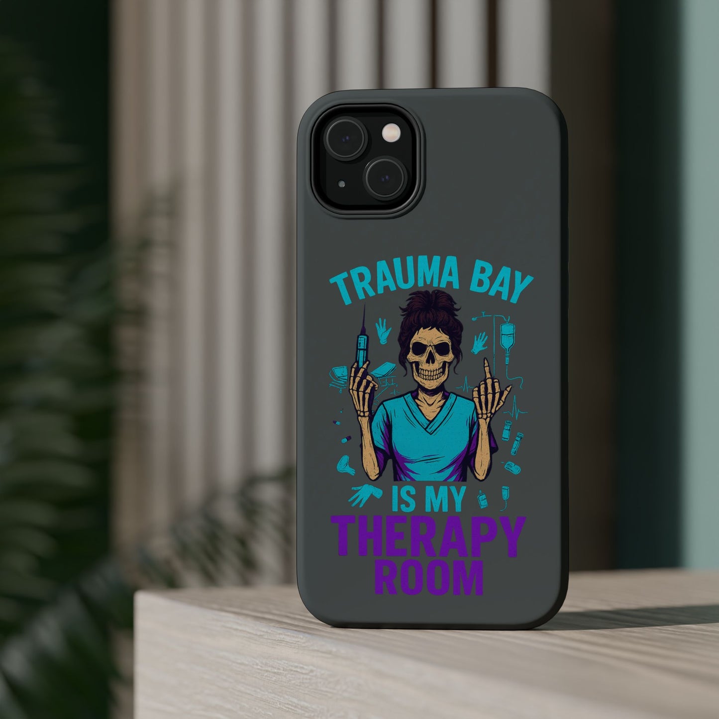 Magnetic Phone Case: Trauma Bay Is My Therapy Room - Perfect for Medical Professionals, Gifts for Nurses[...]