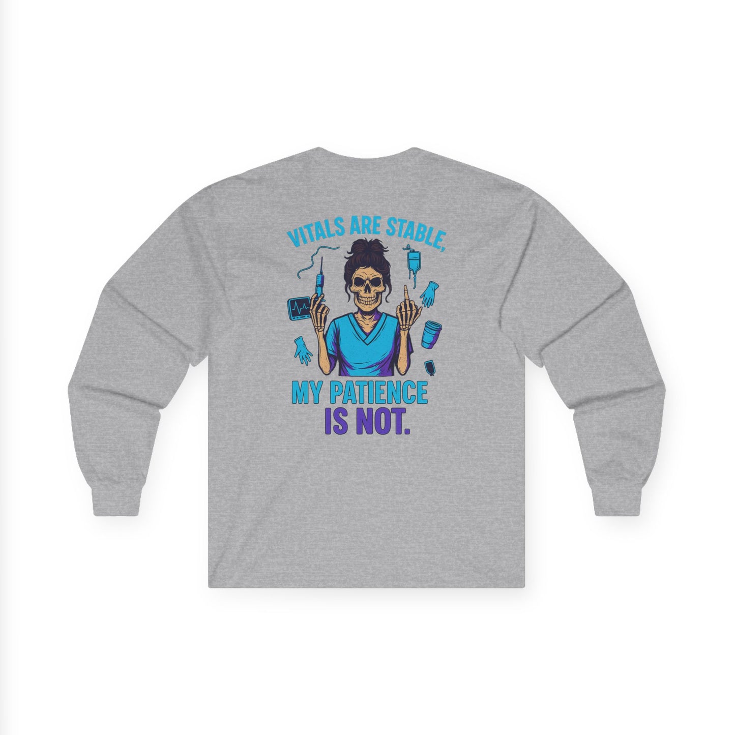 Vibrant Patient Humor Tee – Perfect for Healthcare Workers, Nurses, Medical Students, Gift for Health Enthusiasts, Fun Medical Apparel