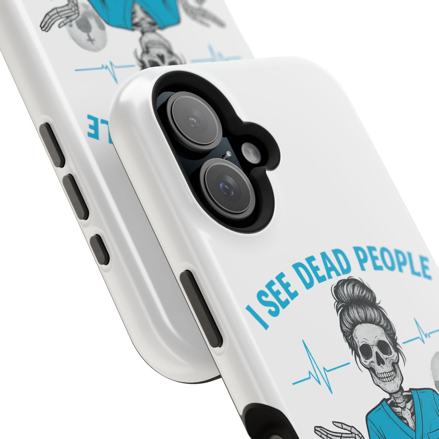 Magnetic Phone Case - I See Dead People, Fun Gift for Nurses, Quirky Healthcare Accessory, Medical Humor, Halloween Novelty, Phone [...]