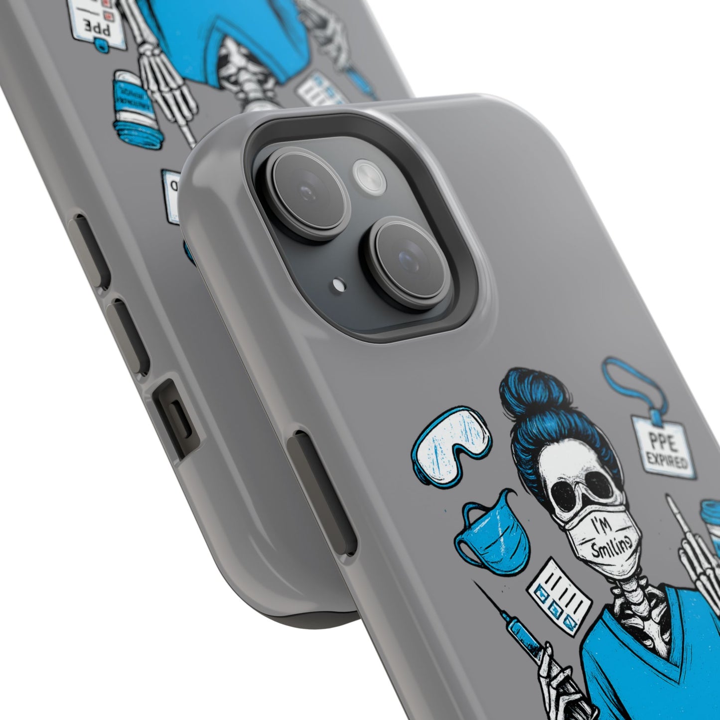 “This Face? It’s 100% PPE and 0% Patience.” – Chaos Nurse Phone Case