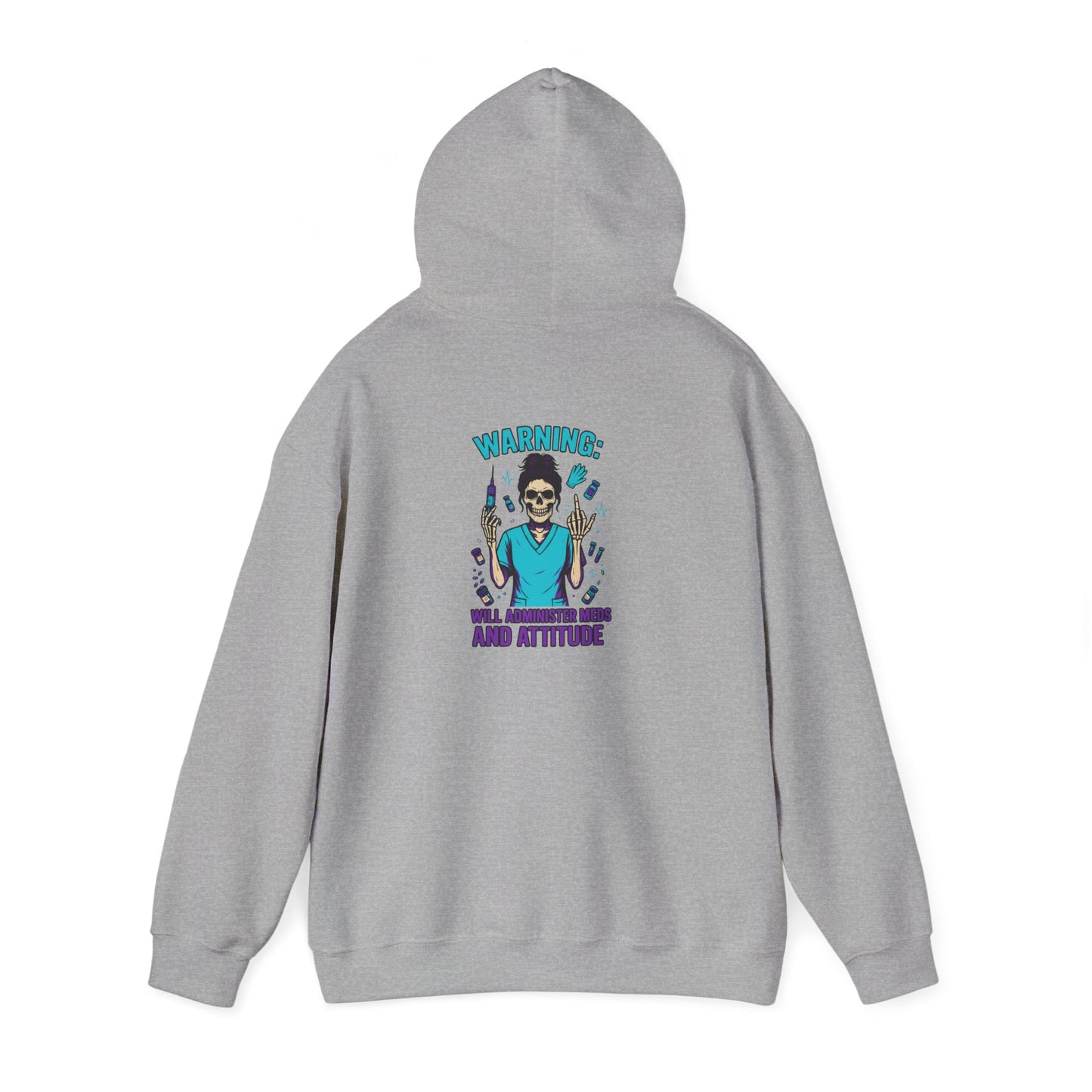 Vibrant Attitude Hoodie, Unisex Graphics Sweatshirt, Bold Statement Sweatshirt, Perfect Gift for Friends, Casual Streetwear