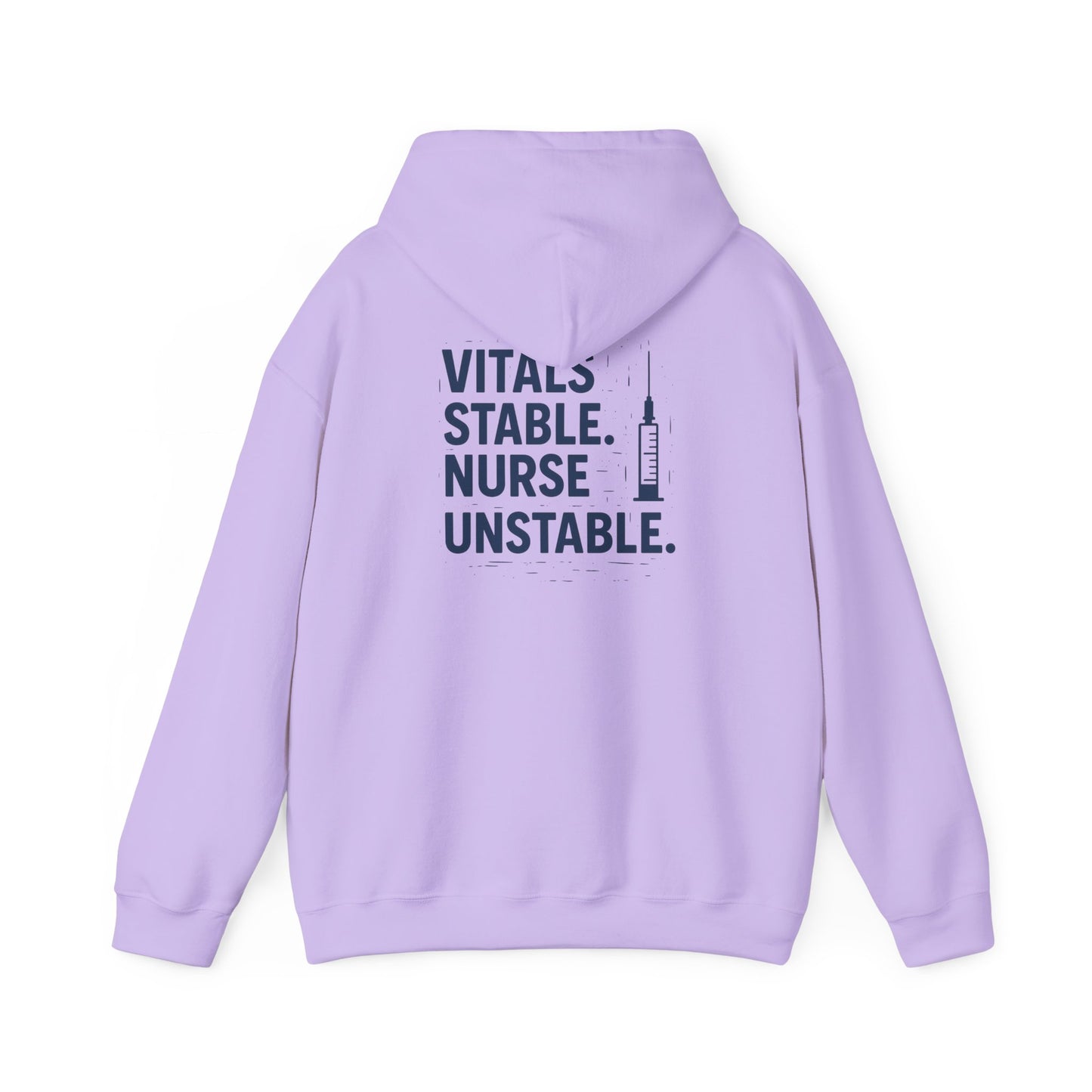 “Vitals Stable. Nurse Unstable.” – Chaotic Nurse Hoodie
