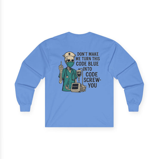 Coding Humor Long Sleeve Tee, Funny Programmer Shirt, Unisex Graphic Tee, Gifts for Developers, Tech Apparel, Halloween Costume Top