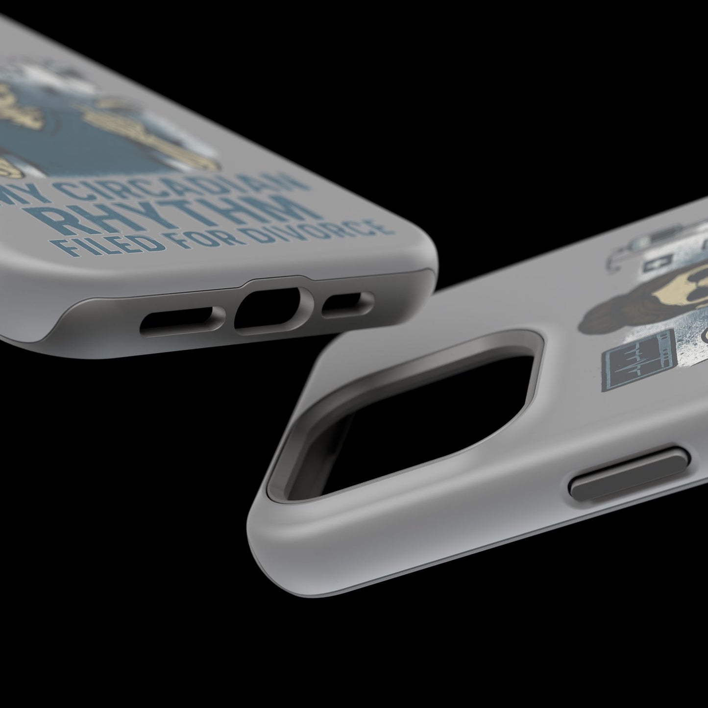 “My Circadian Rhythm Filed for Divorce” – Chaotic Nurse Phone Case