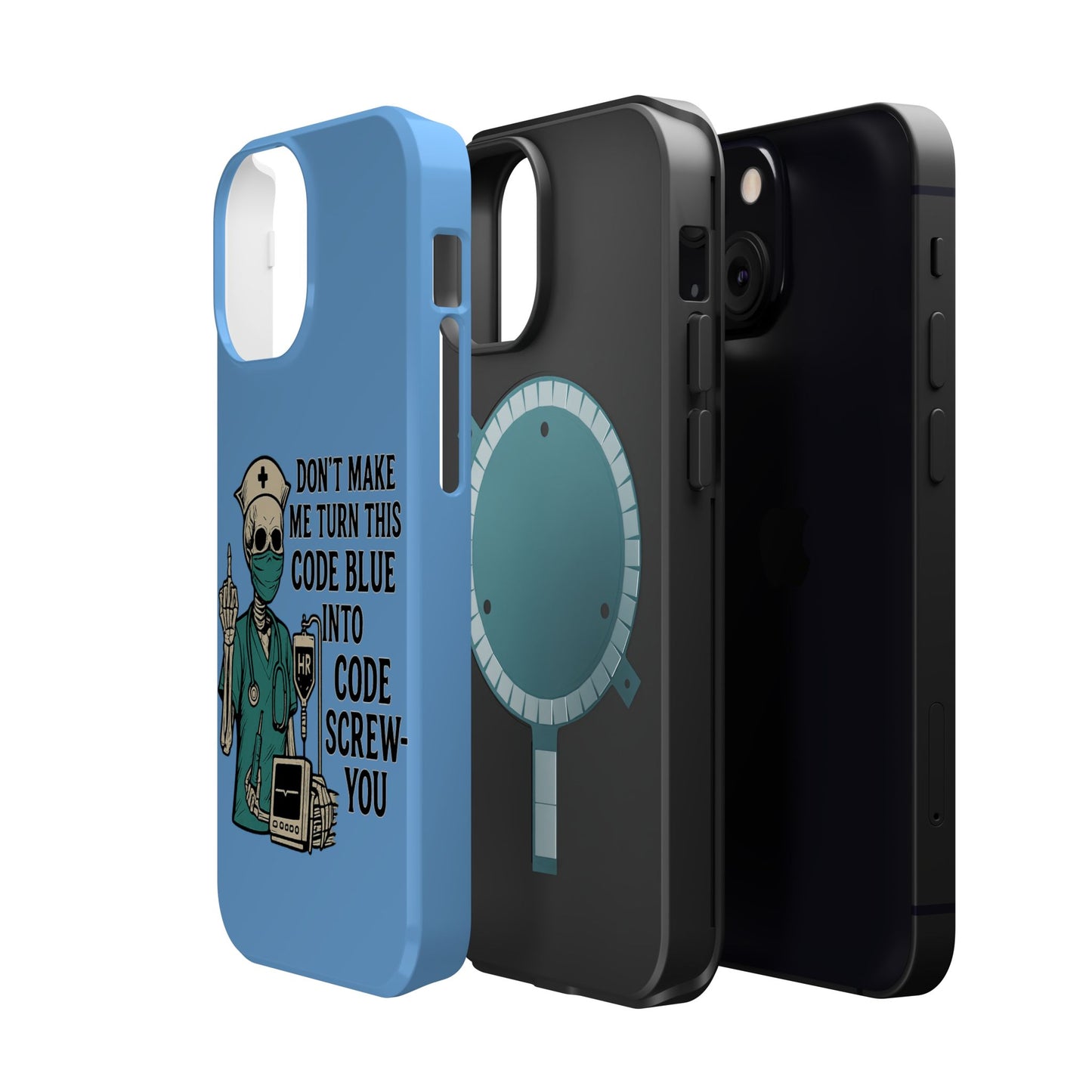 Magnetic Phone Cases with Medical Humor - Unique Gift for Nurses, Medical Professionals, Halloween, Birthday, Nursing School