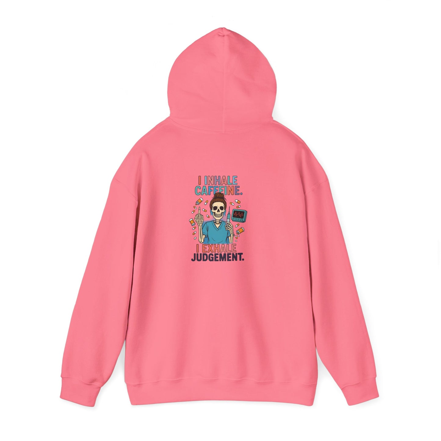 Caffeine Judgment Sweatshirt, Funny Coffee Lover Hoodie, Unisex Hoodie Gift, Halloween Sweatshirt, Cozy Casual Wear