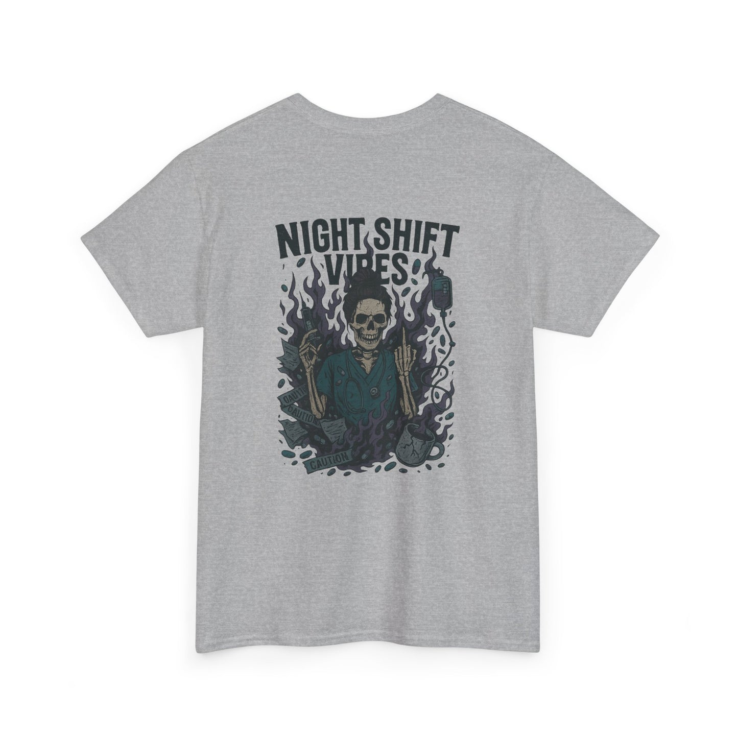 “Night Shift Vibes” – Funny Nurse T-Shirt
