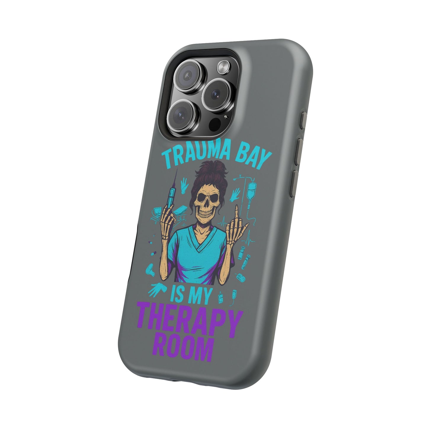 Magnetic Phone Case: Trauma Bay Is My Therapy Room - Perfect for Medical Professionals, Gifts for Nurses[...]