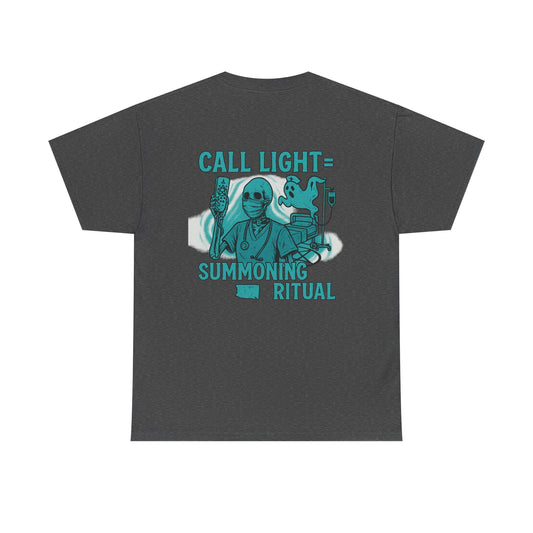 Mystical Summoning Tee, Unisex Everyday Shirt, Graphic Tee for Spooky Season, Perfect for Rituals or Gatherings, Unique Gift Idea