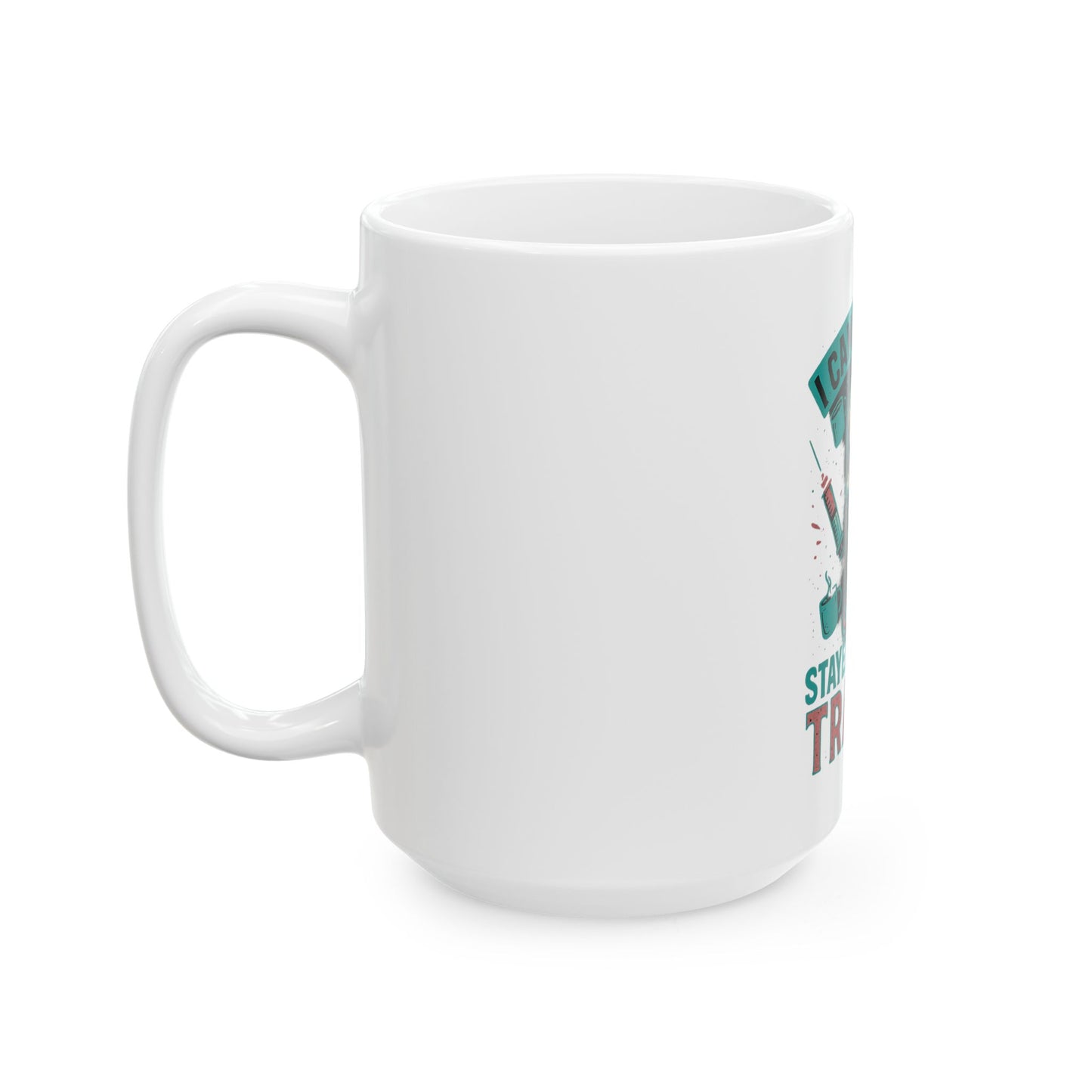 Skull Healing Ceramic Mug, I Came to Heal, Stayed for the Trauma, Funny Coffee Cup, Gift for Healthcare Workers