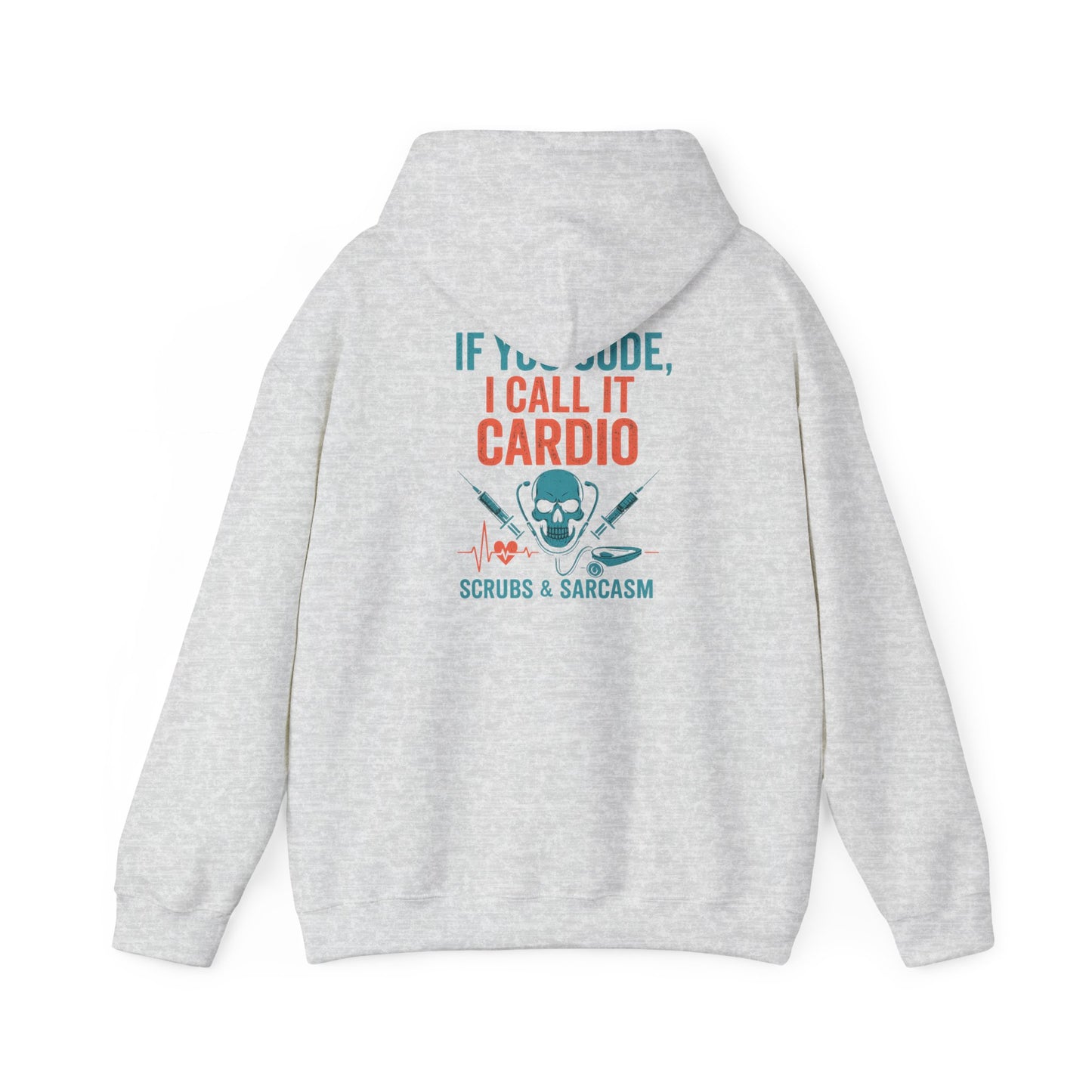 “If You Code, I Call It Cardio” – Chaotic Nurse Hoodie