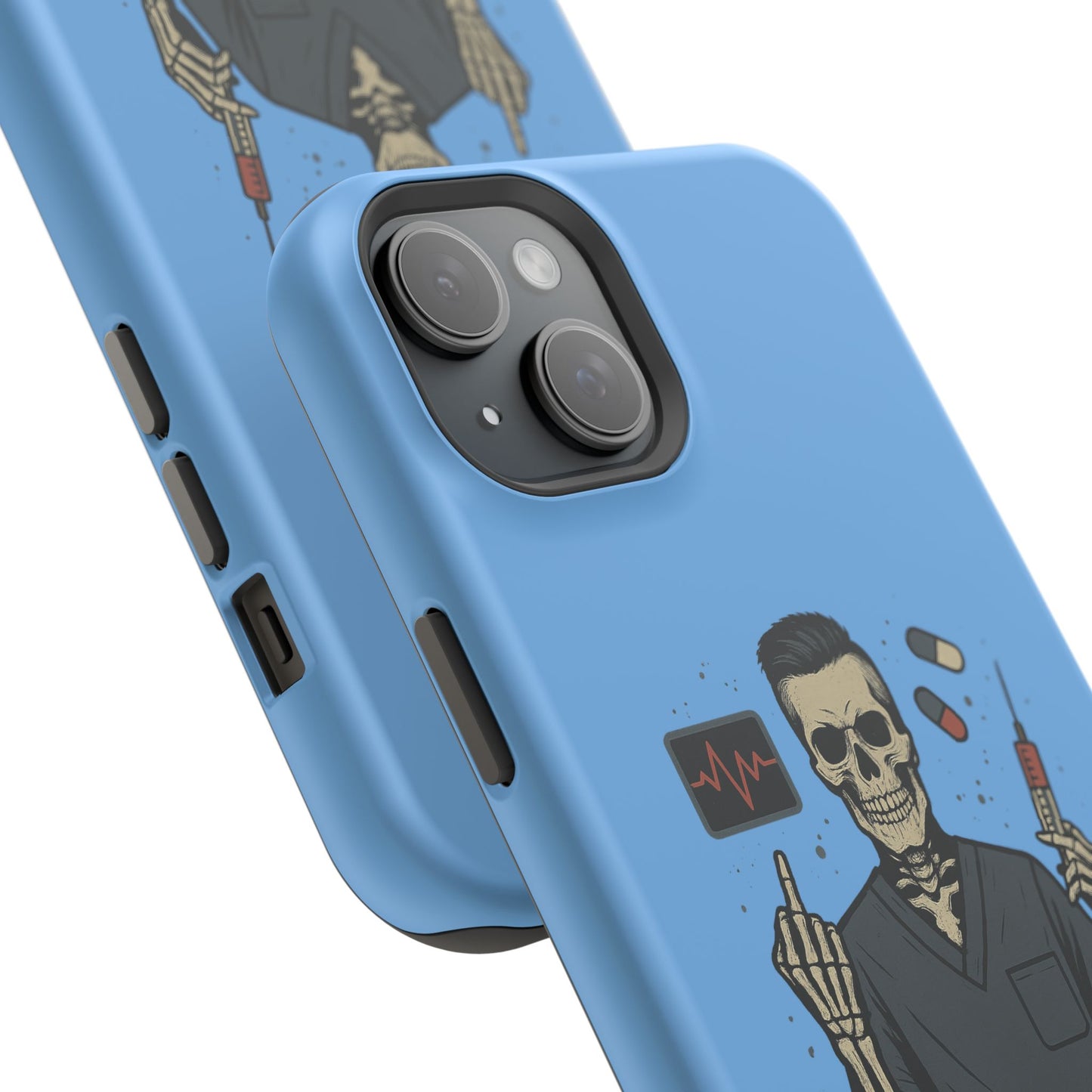 “Built Like a Code Cart. Tired Like a Night Shifter.” – Men’s Nurse Phone Case