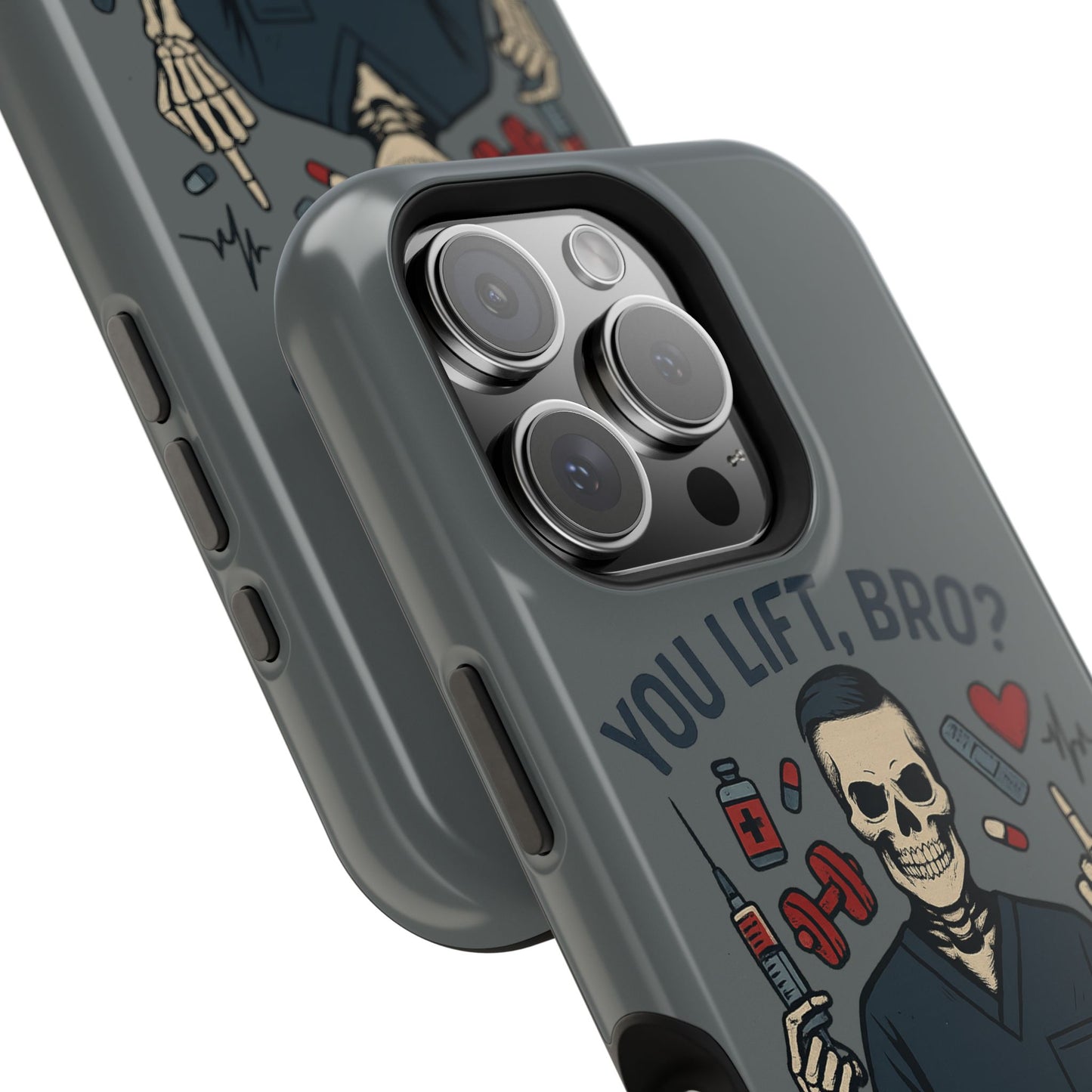 “You Lift, Bro? I Lift Patients and Trauma.” – Men’s Nurse Phone Case