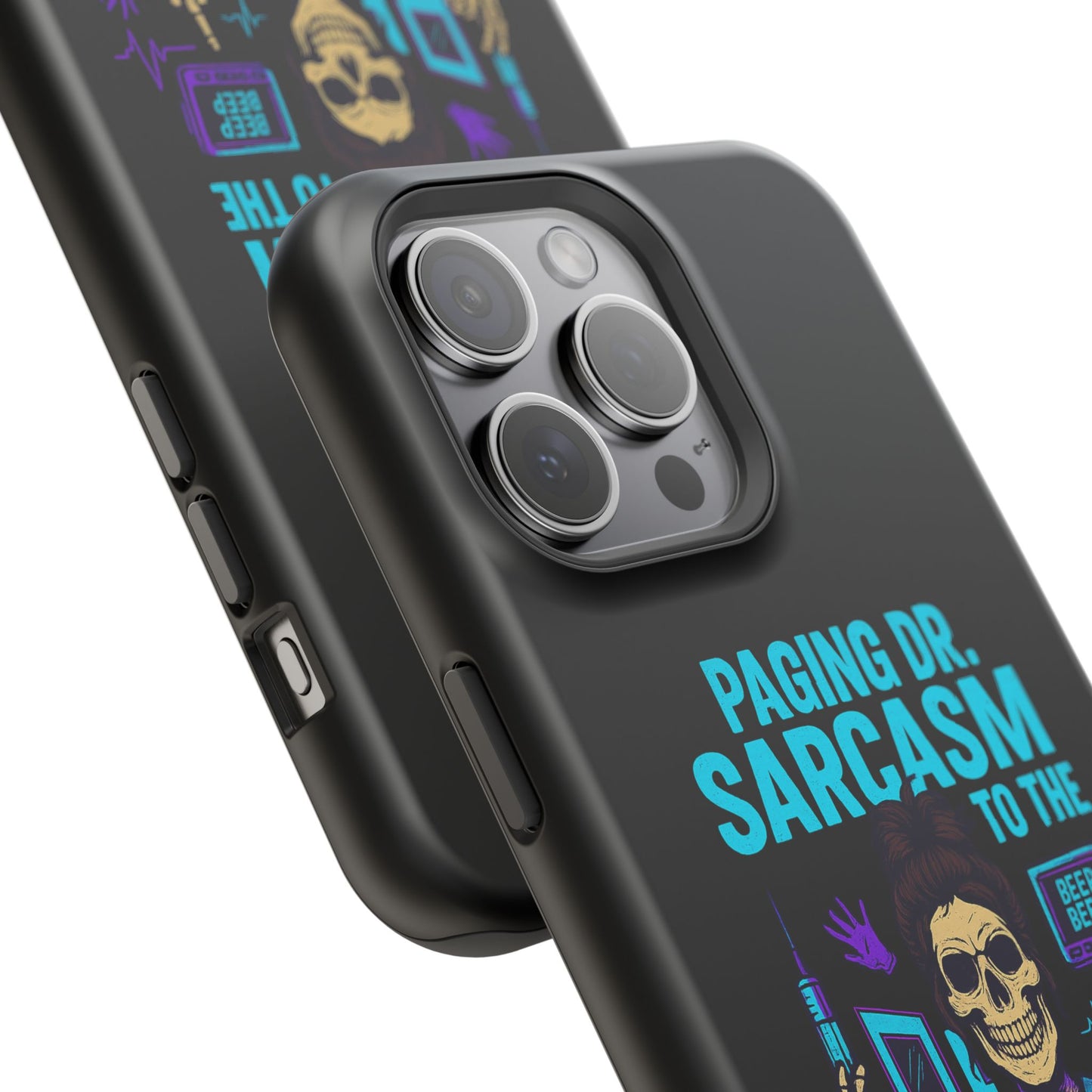 Medical Humor Magnetic Cases - Paging Dr. Sarcasm, Doctor Phone Case, Funny Gift for Nurses, Hospital Staff, Sarcastic Design