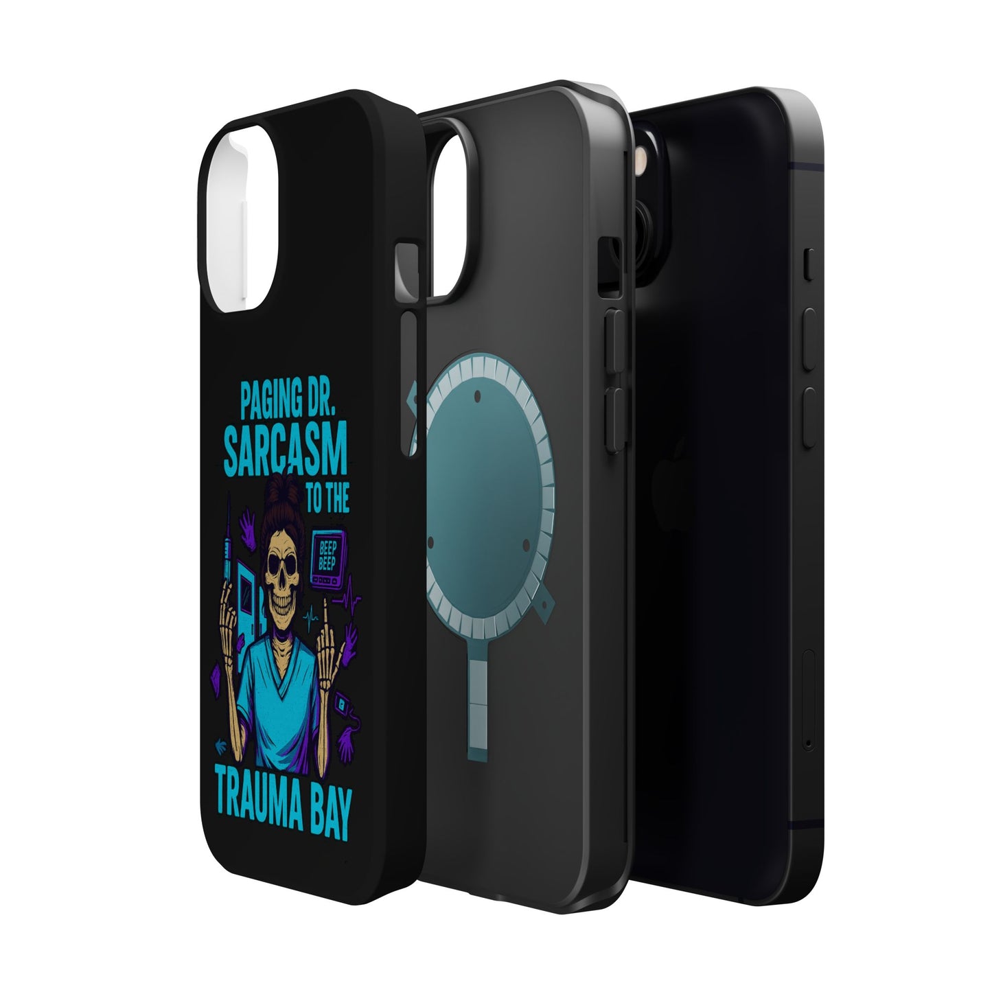 Medical Humor Magnetic Cases - Paging Dr. Sarcasm, Doctor Phone Case, Funny Gift for Nurses, Hospital Staff, Sarcastic Design