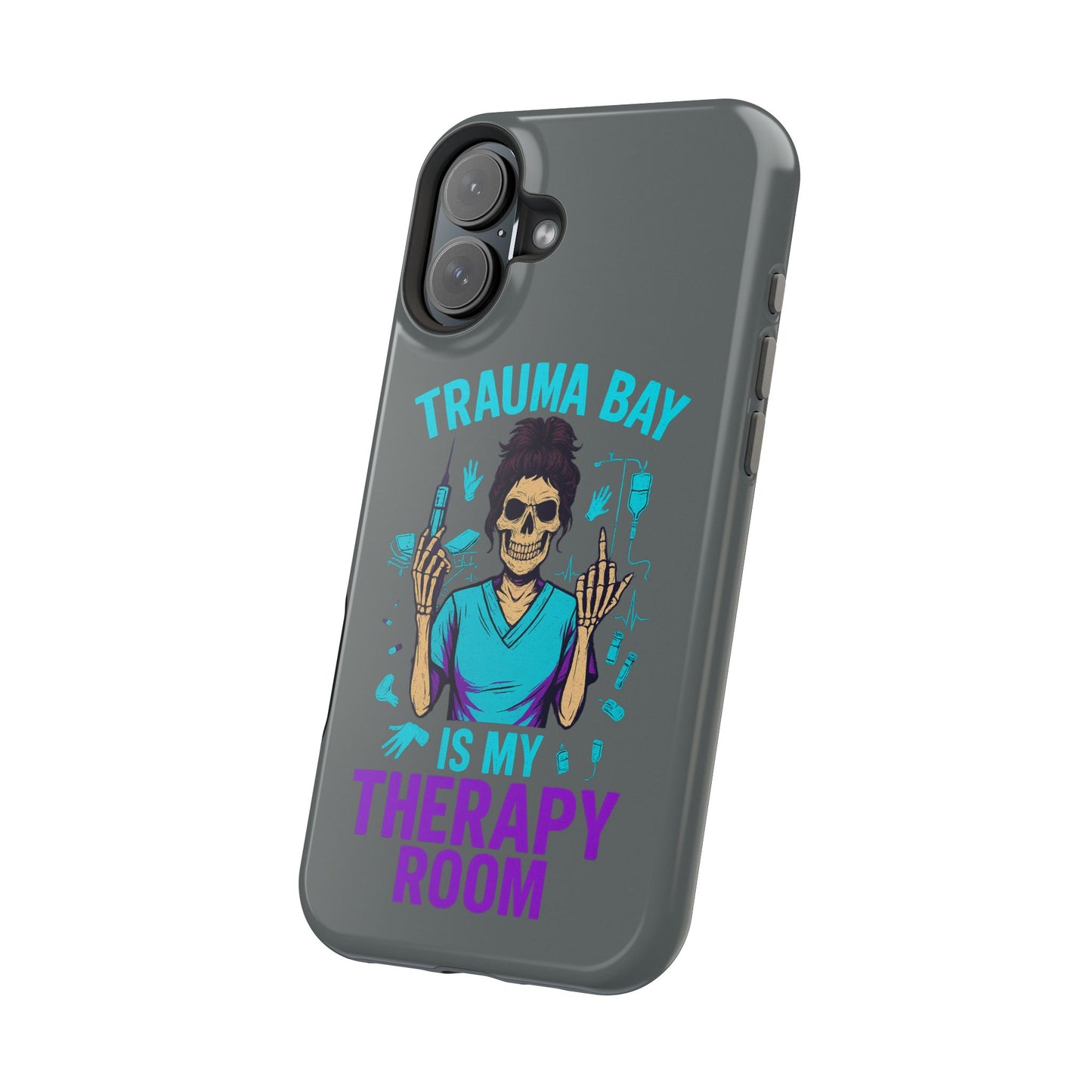 Magnetic Phone Case: Trauma Bay Is My Therapy Room - Perfect for Medical Professionals, Gifts for Nurses[...]