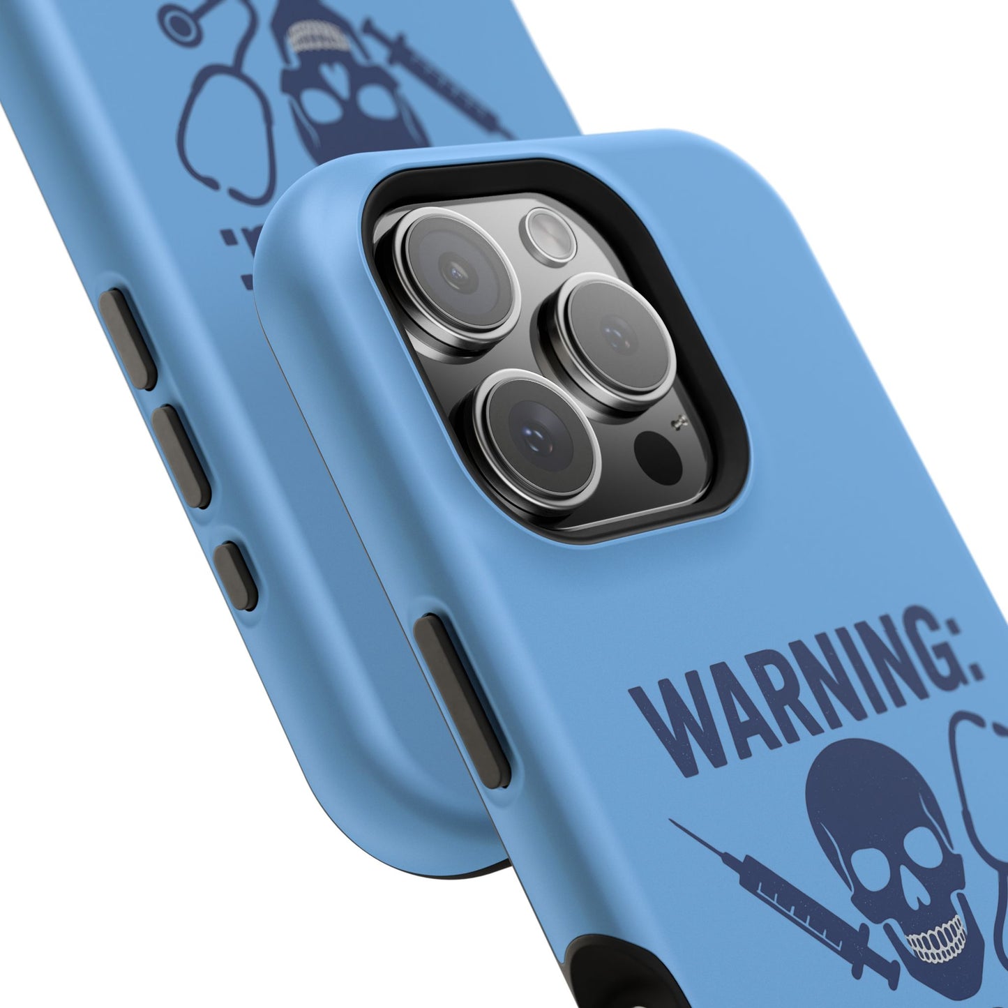Warning May Stab Repeatedly Phone Case | Quirky Medical Humor, Gift for Healthcare Workers, Fun Phone Accessories, Doctors' Gift, Nurse Gift
