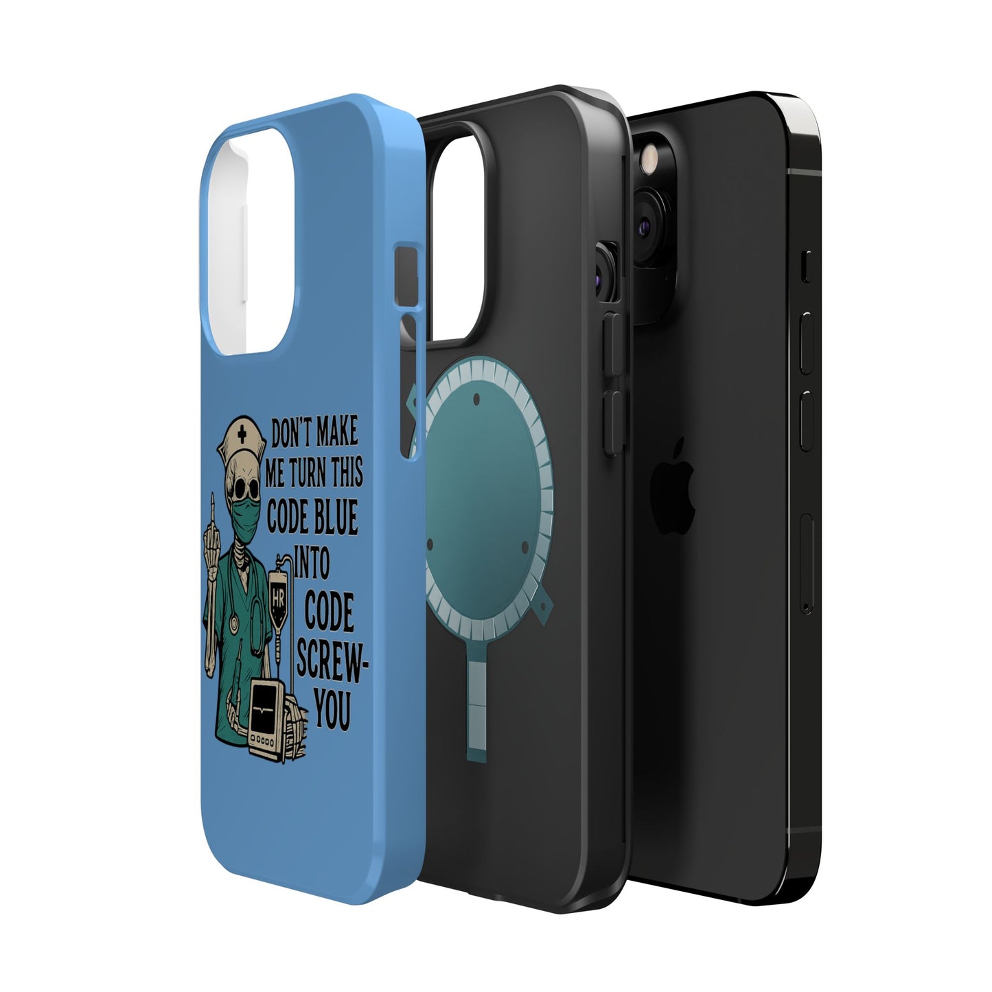 Magnetic Phone Cases with Medical Humor - Unique Gift for Nurses, Medical Professionals, Halloween, Birthday, Nursing School