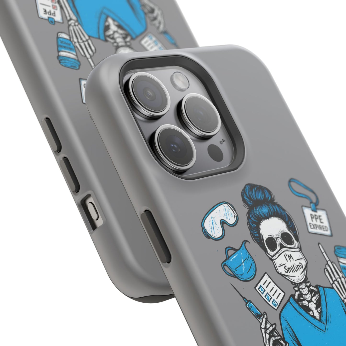 “This Face? It’s 100% PPE and 0% Patience.” – Chaos Nurse Phone Case