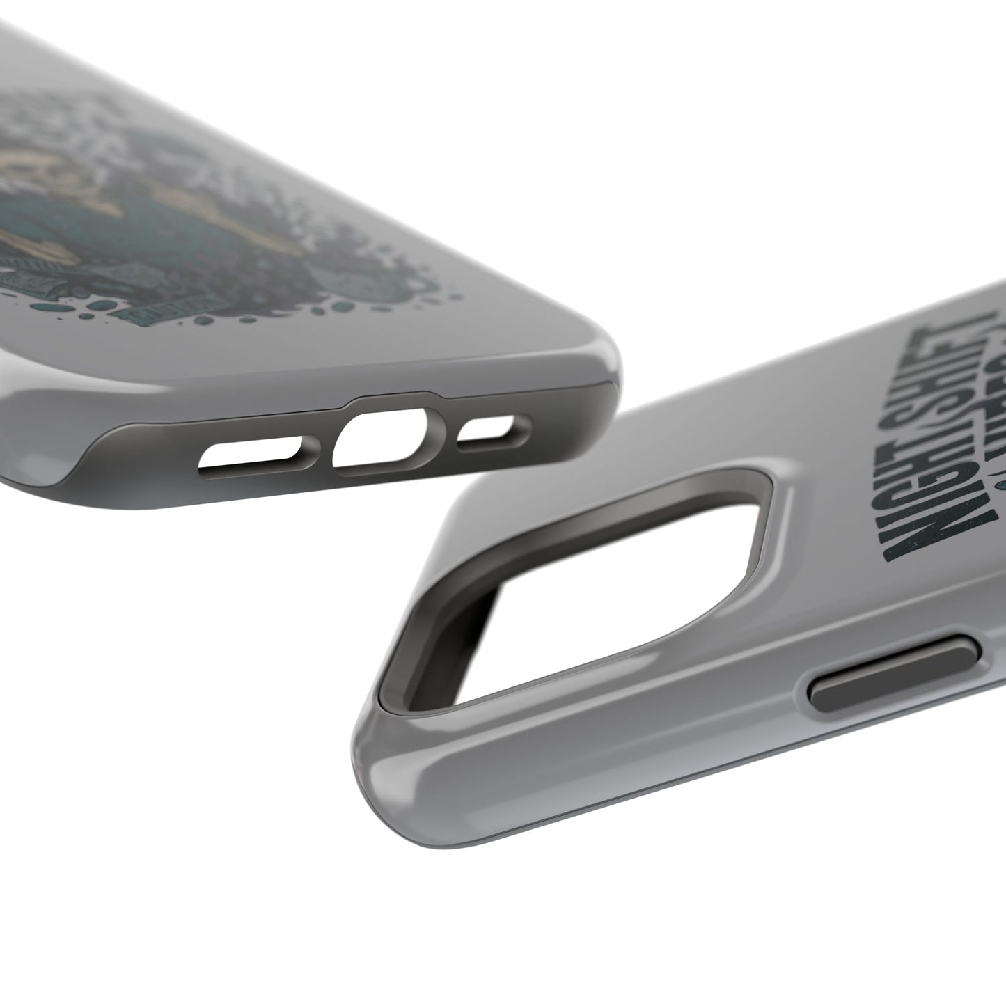 “Night Shift Vibes” – Bright & Chaotic Nurse Phone Case