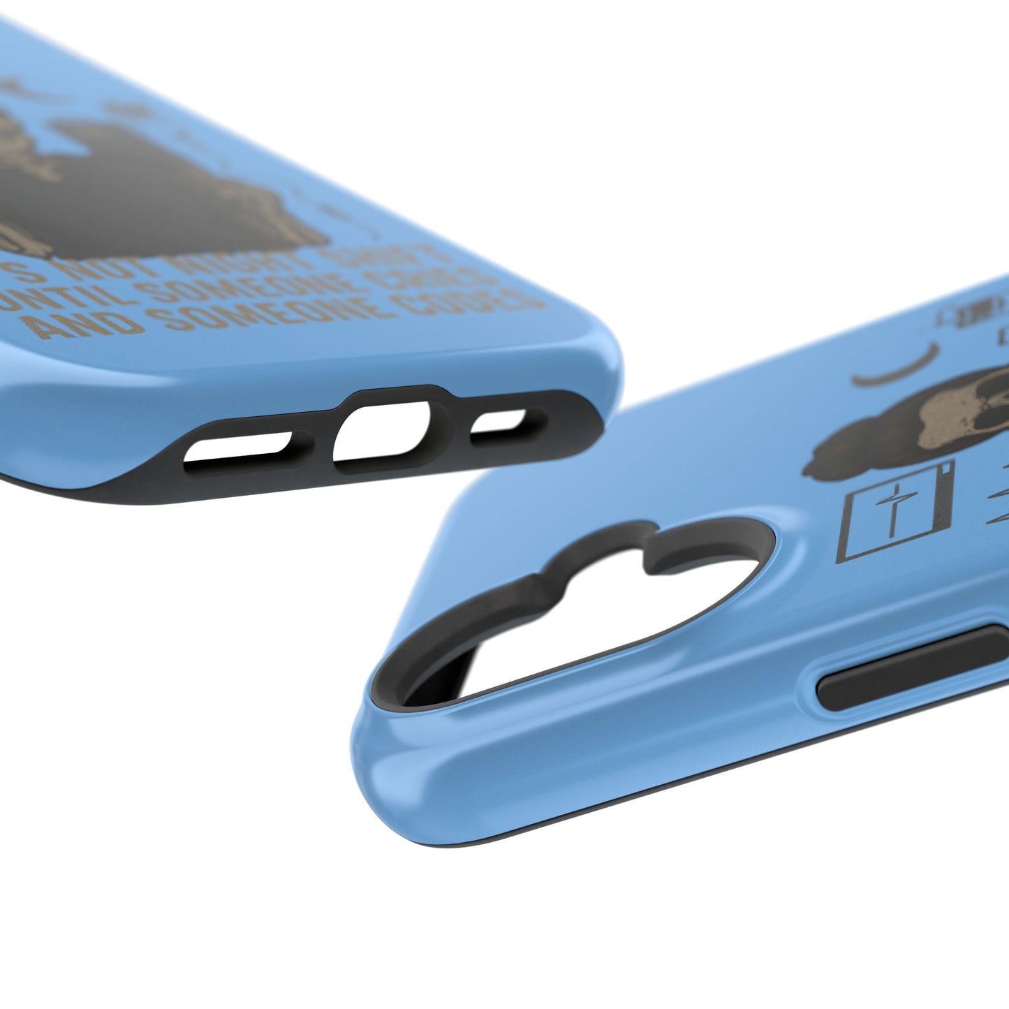 “It’s Not Night Shift Until Someone Cries and Someone Codes” – Nurse Chaos Phone Case
