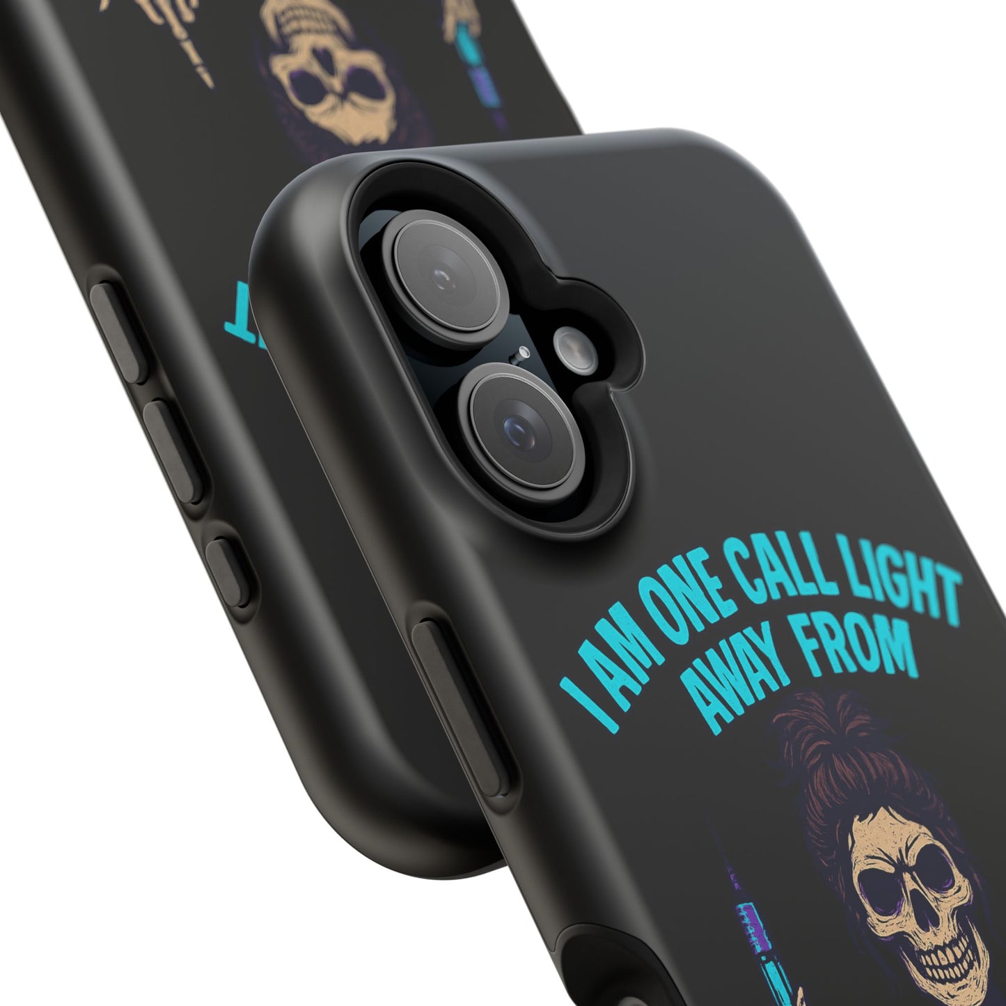 Mobile Phone Case, Funny Phone Cover, Gift for Nurses, Halloween Accessory, Skull Design