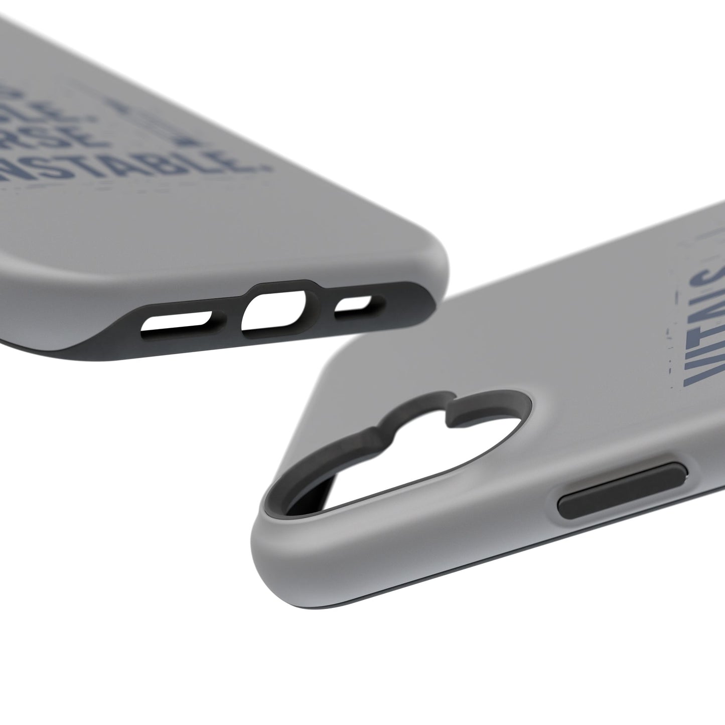 “Vitals Stable. Nurse Unstable.” – Sarcastic Nurse Phone Case