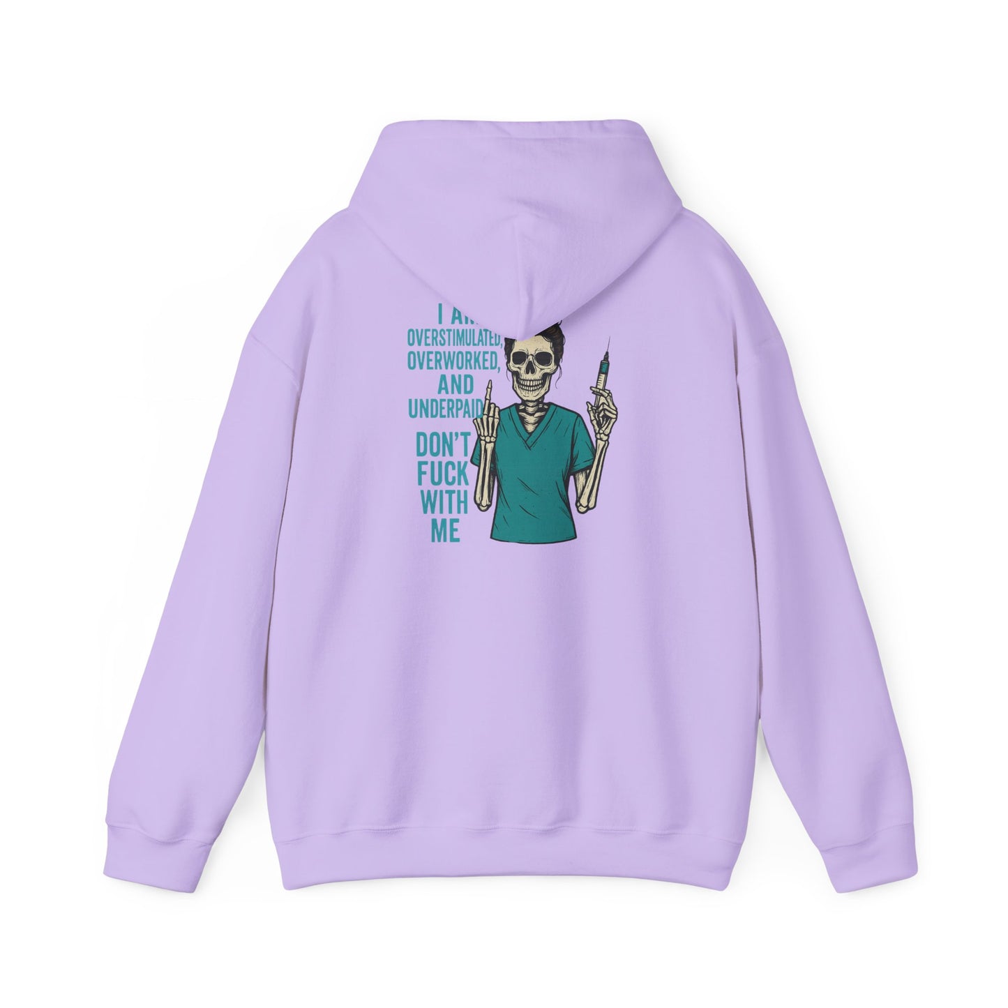 Skeleton Vibe Hoodie | Unisex Heavy Blend Sweatshirt | Funny Gift for Stress Relief | Humor for Overwhelmed Souls | Comfortable Casual [...]